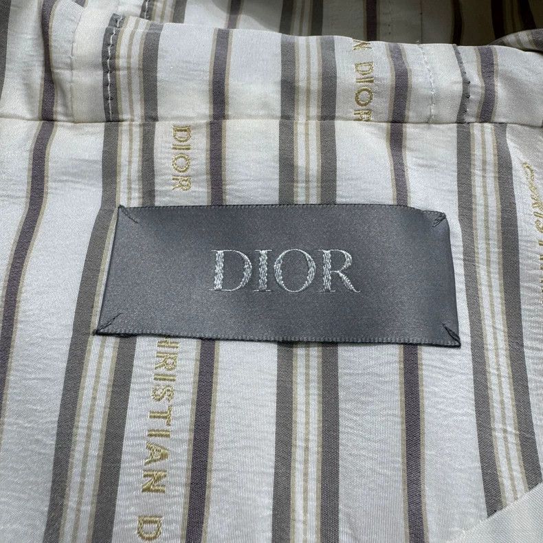 Dior Dior Striped Half-Zip Hooded Jacket Size US L / EU 52-54 / 3 - 3 Thumbnail