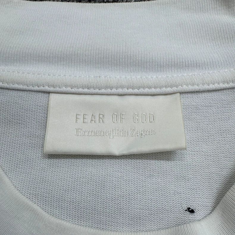 Fear of God Fear of God Zegna Collaborative Flocked Letter Short Sleeve Size US XL / EU 56 / 4 - 3 Thumbnail