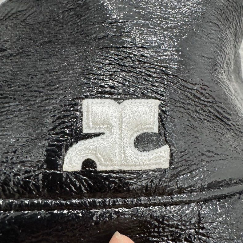 Vintage Courreges Leather Bucket Hat Size ONE SIZE - 6 Thumbnail