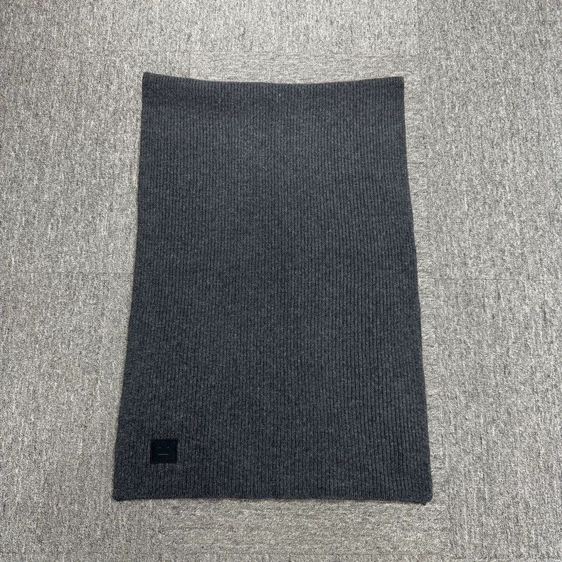 Acne Studios Acne Studios Smiley Embroidered Wool Scarf Size ONE SIZE - 4 Thumbnail