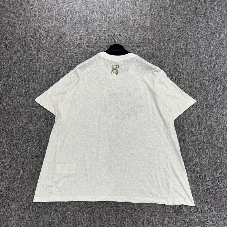 Louis Vuitton Louis Vuitton Crystal Studded Letter T-Shirt Size US XL / EU 56 / 4 - 2 Thumbnail
