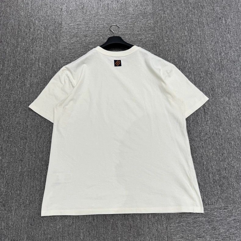 Louis Vuitton Louis Vuitton Beaded Letter Short-Sleeve T-Shirt Size US XXL / EU 58 / 5 - 2 Thumbnail