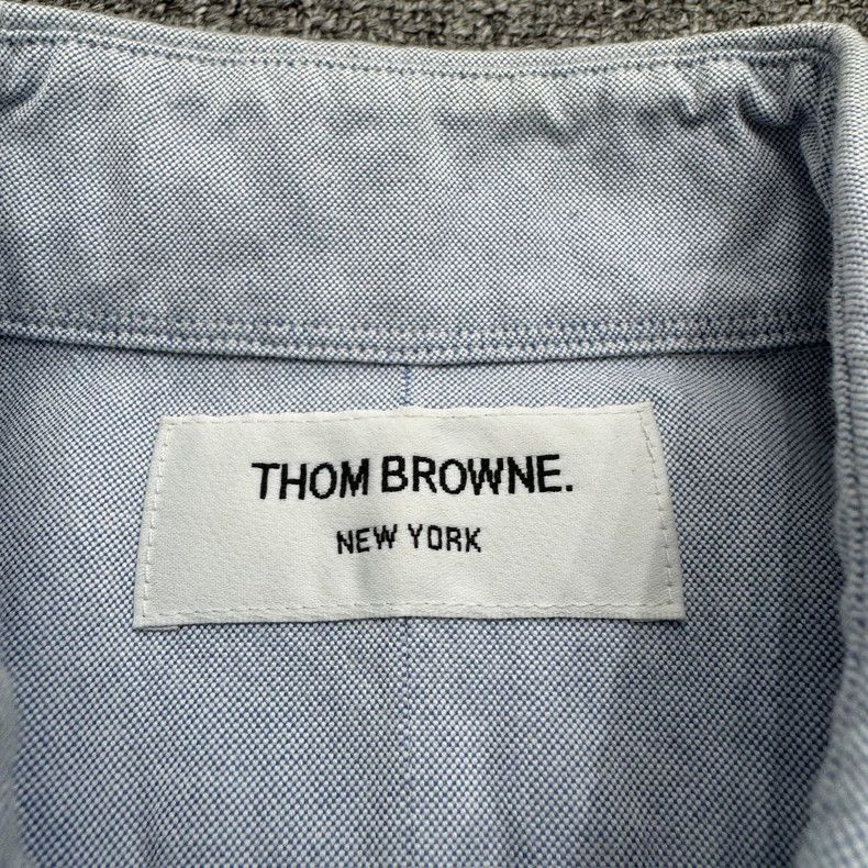 Thom Browne Thom Browne Striped Pocket Shirt Size US M / EU 48-50 / 2 - 3 Thumbnail