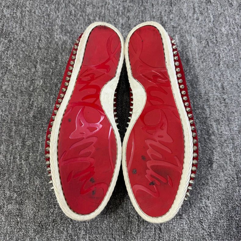 Jimmy Choo Christian Louboutin Red Sailing Shoes Size US 8.5 / EU 41-42 - 4 Thumbnail
