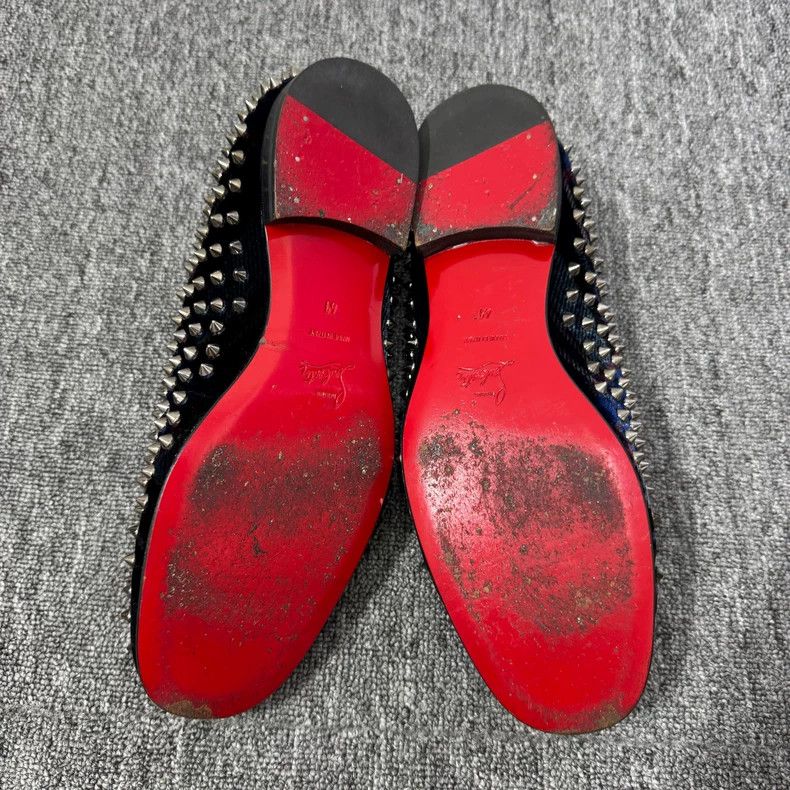 Christian Louboutin Christian Louboutin Spiked Leather Shoes Size US 10.5 / EU 43-44 - 4 Thumbnail