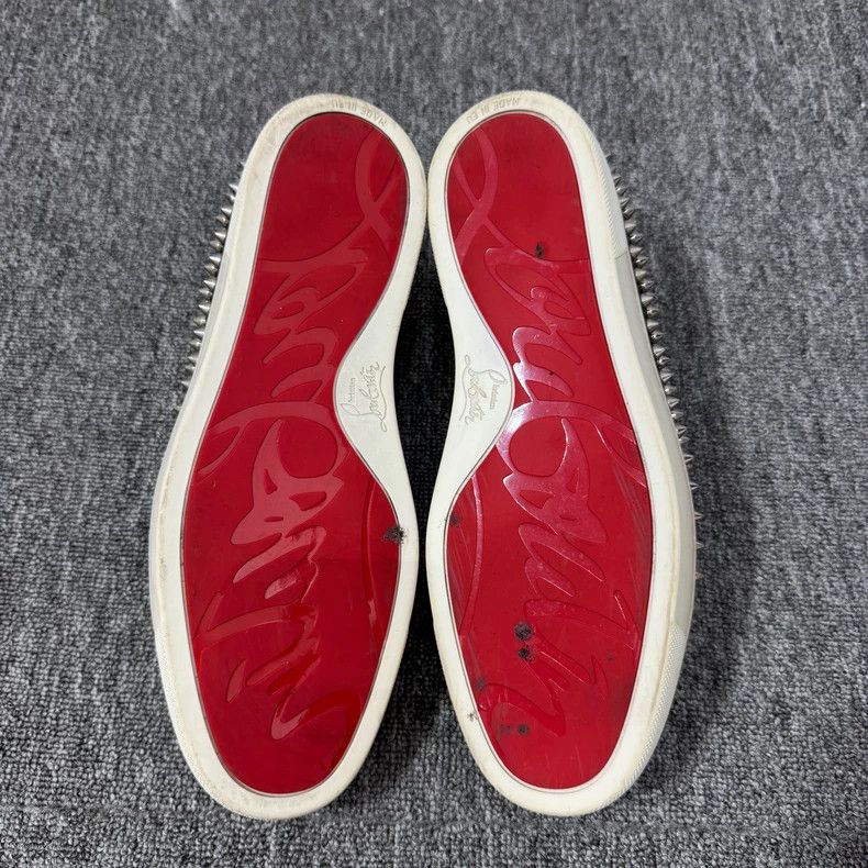 Christian Louboutin Christian Louboutin Spiked Slip-On Sneakers Size US 10.5 / EU 43-44 - 5 Thumbnail