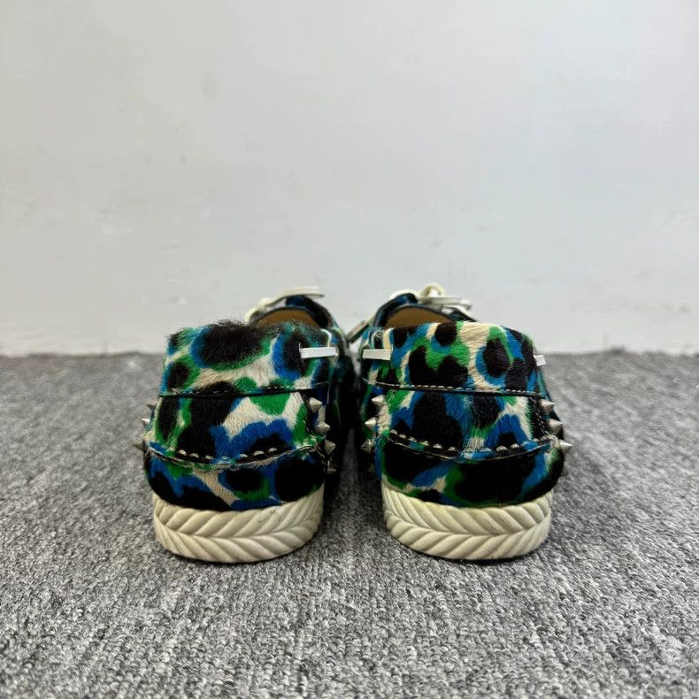 Vintage Christian Louboutin Pony Hair Studded Shoes Size US 10.5 / EU 43-44 - 3 Thumbnail