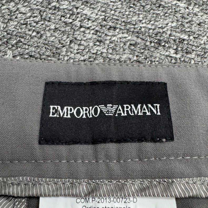 Emporio Armani Emporio Armani Gray Wool Casual Pants Size US 31 - 3 Thumbnail