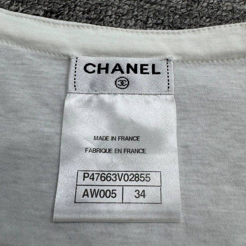 Chanel Chanel Crystal Embroidered Short Sleeve Top Size US XS / EU 42 / 0 - 3 Thumbnail