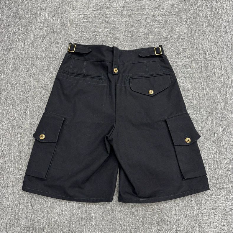 Louis Vuitton Louis Vuitton LV Logo Decorated Denim Shorts Size US 34 / EU 50 - 2 Thumbnail