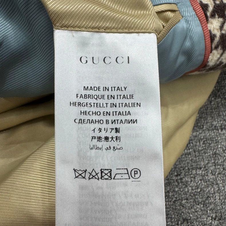 Gucci Gucci Houndstooth Wool Coat Size US M / EU 48-50 / 2 - 4 Thumbnail
