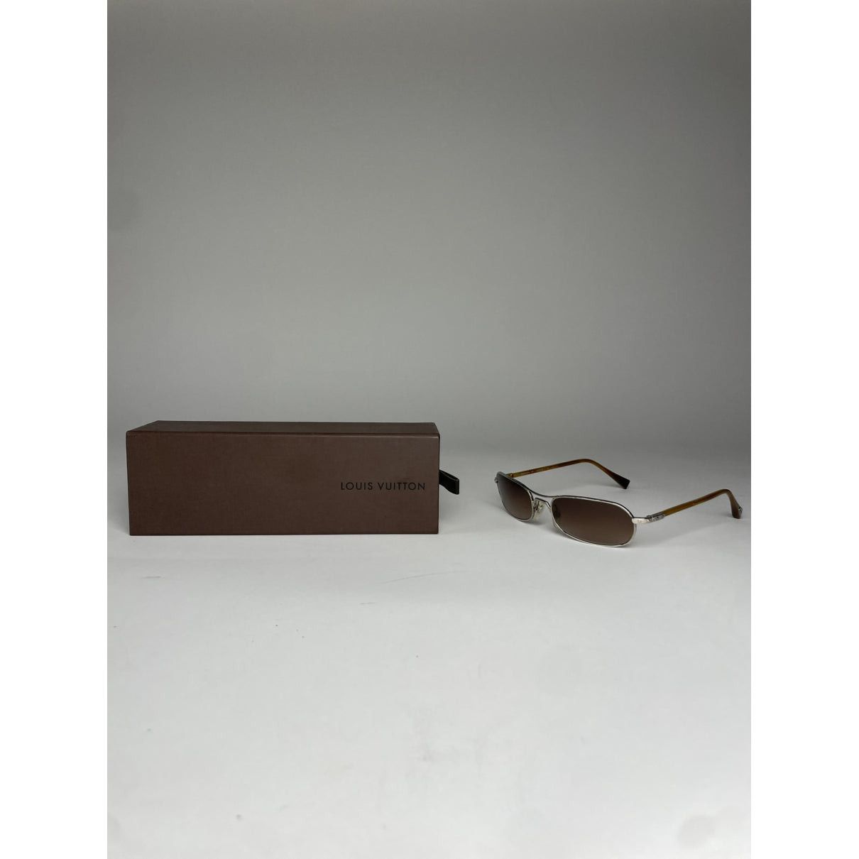 Louis Vuitton Brown Metal Sunglasses Size ONE SIZE - 5 Thumbnail