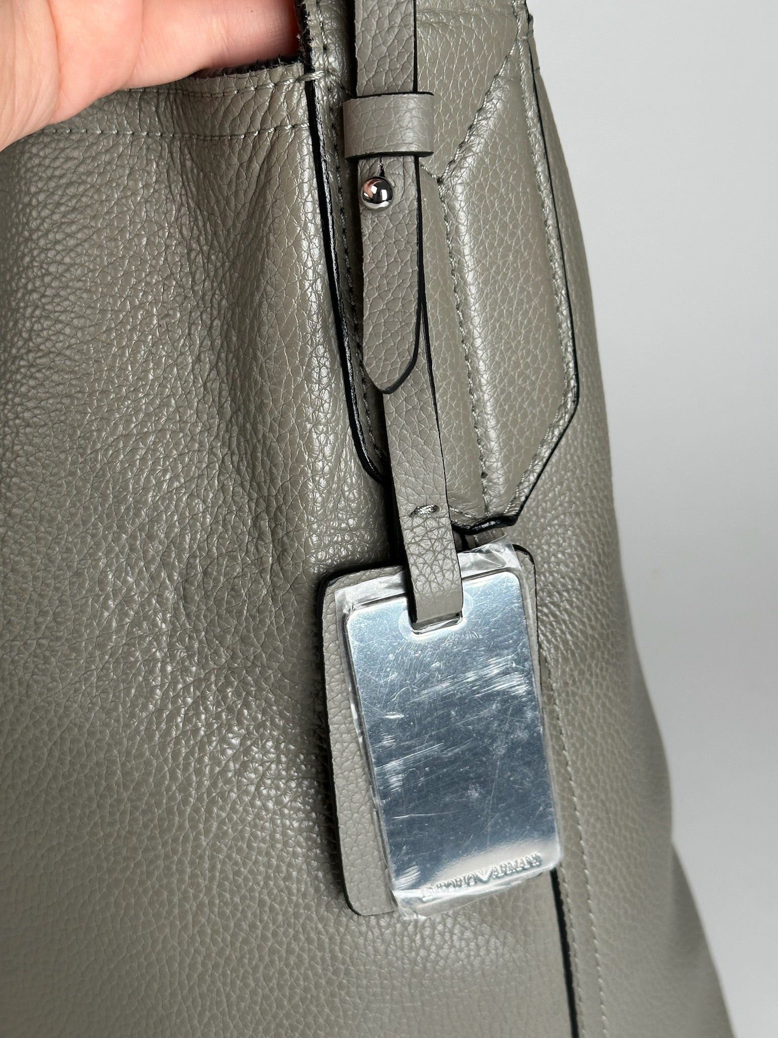 Emporio Armani Vintage Armani Bag Gray Size ONE SIZE - 8 Thumbnail