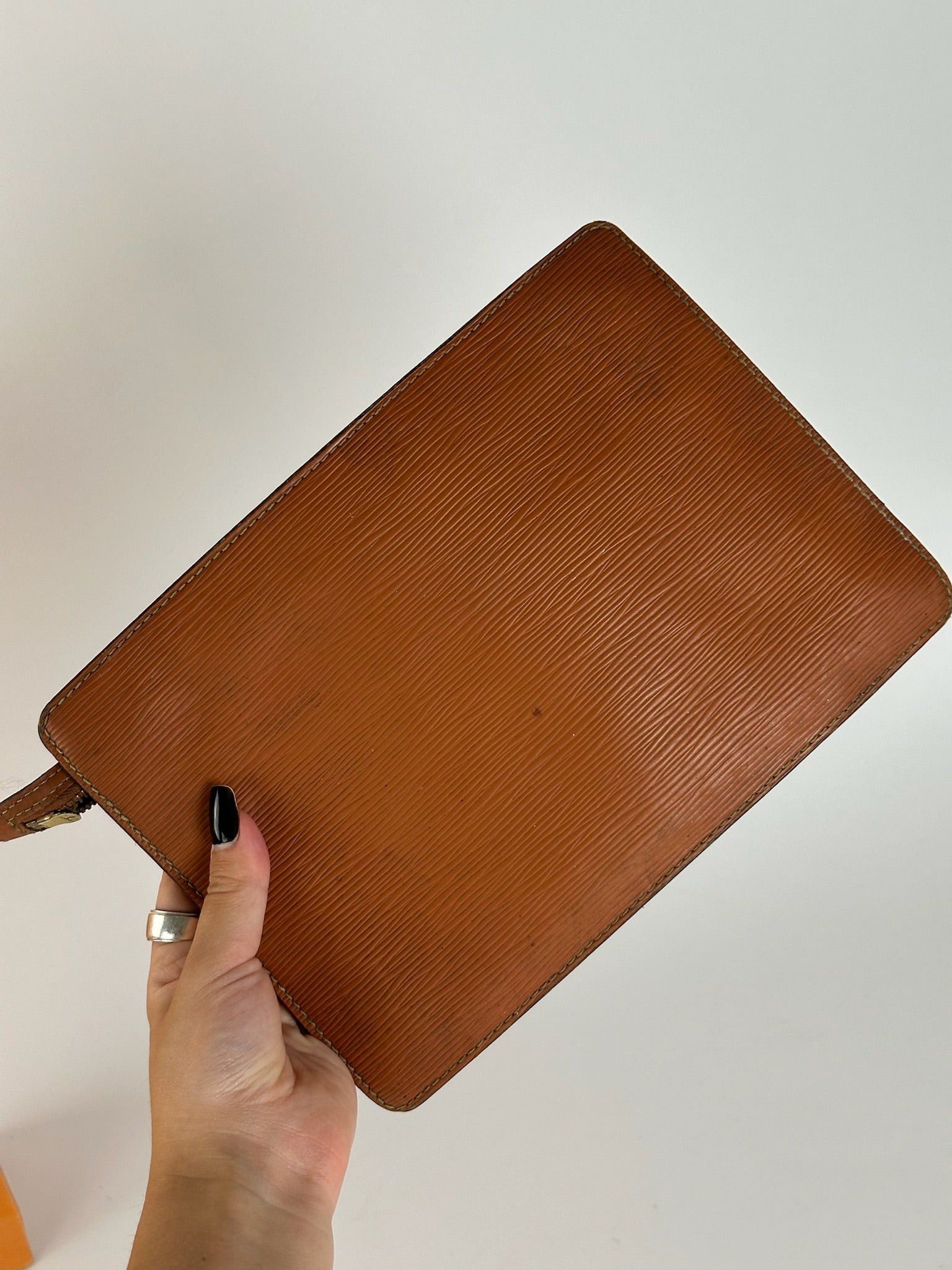 Louis Vuitton Vintage EPI Leather clutch brown Size ONE SIZE - 3 Thumbnail