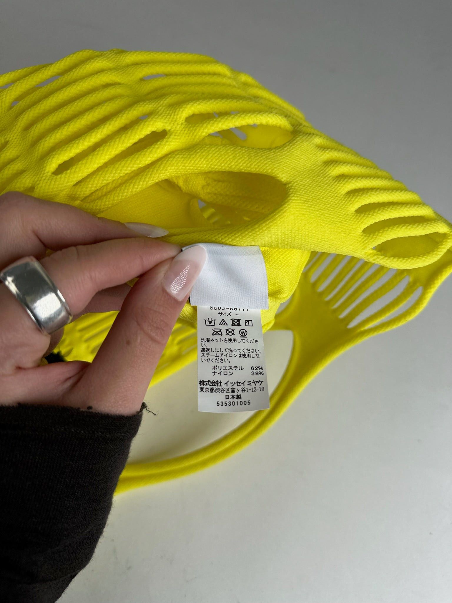 Issey Miyake Vintage Cotton shopper yellow Size ONE SIZE - 4 Thumbnail
