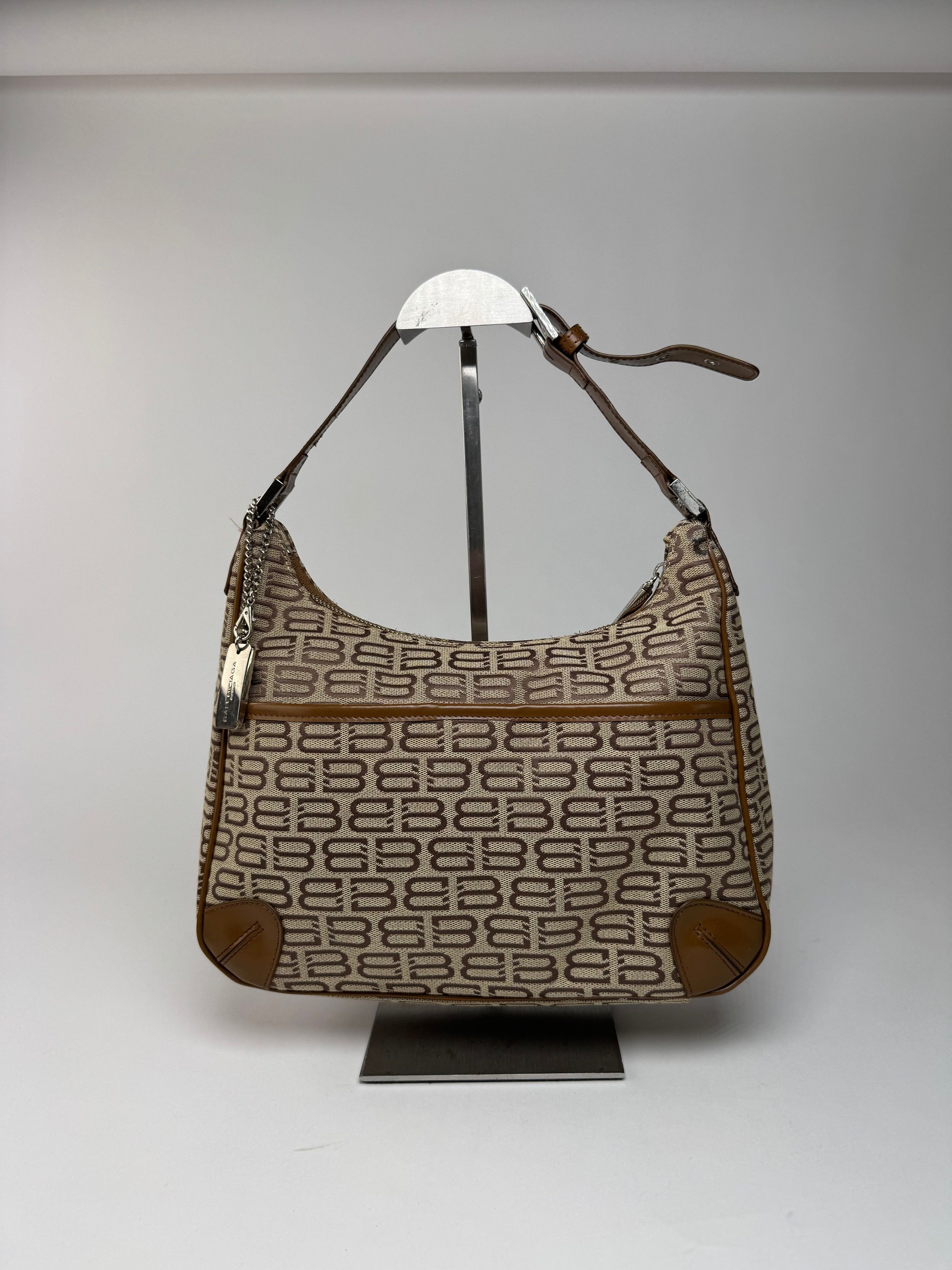 Balenciaga Vintage Monogram Bag beige brown Size ONE SIZE - 10 Thumbnail