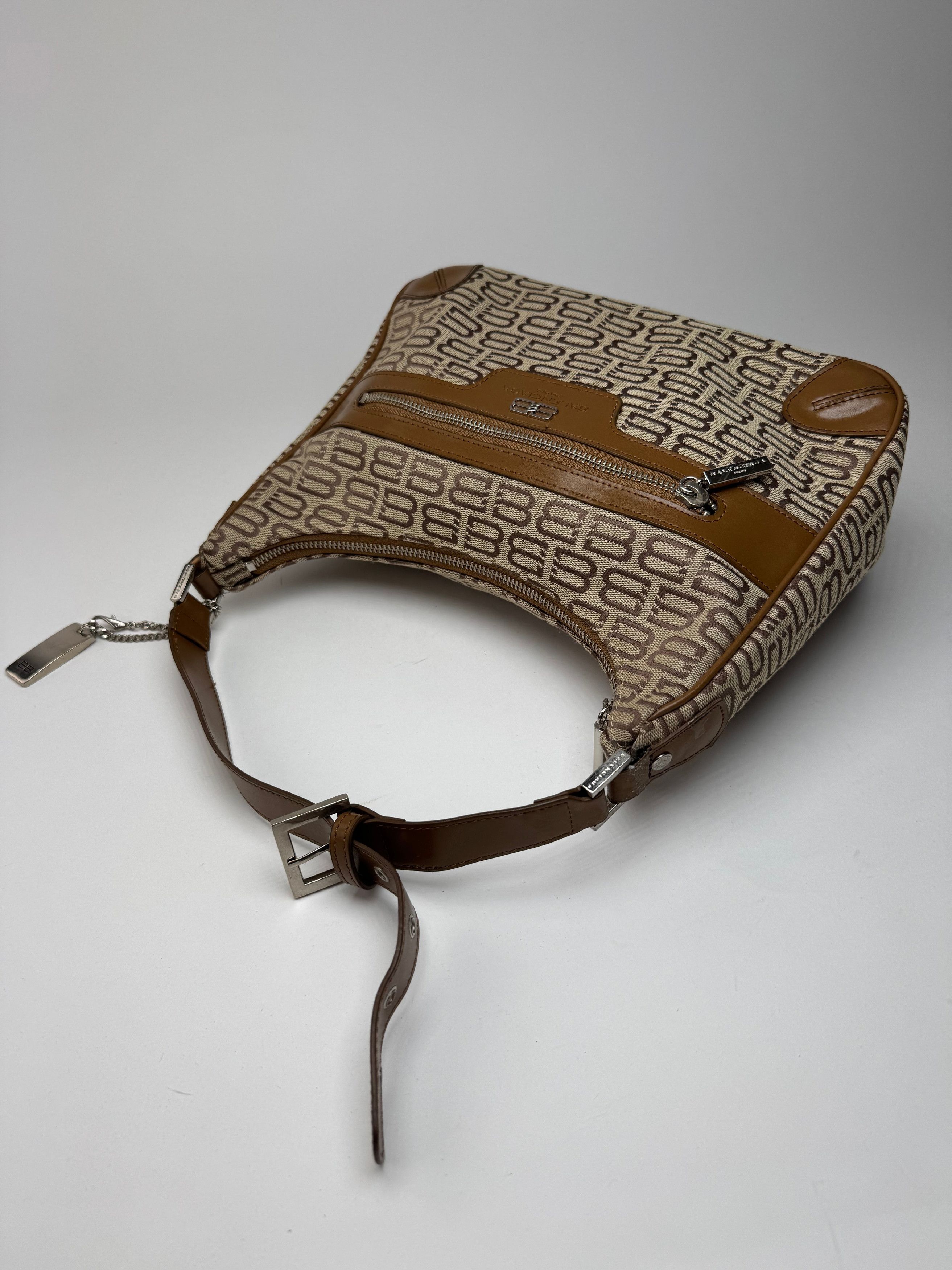 Balenciaga Vintage Monogram Bag beige brown Size ONE SIZE - 8 Thumbnail