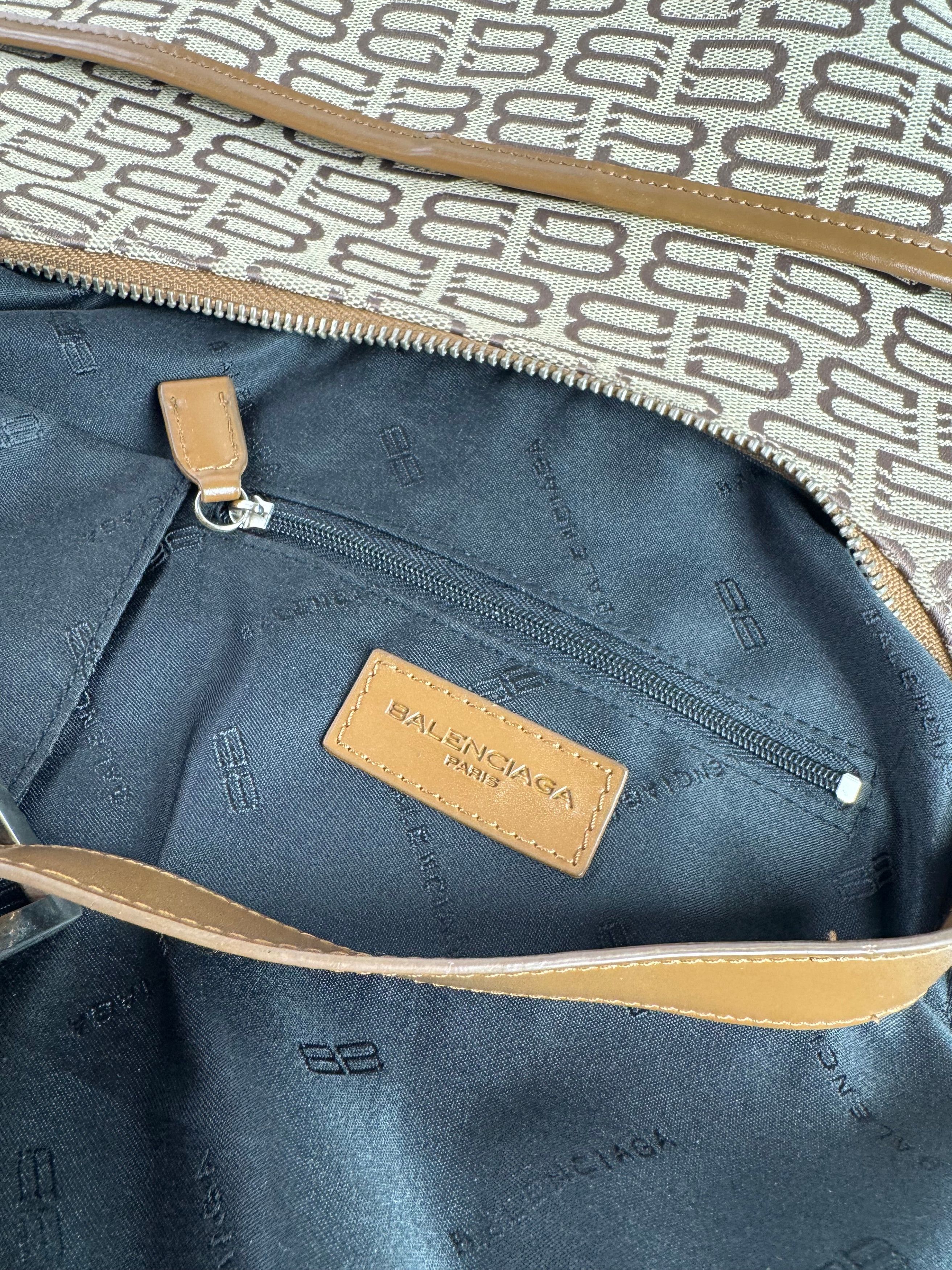 Balenciaga Vintage Monogram Bag beige brown Size ONE SIZE - 15 Thumbnail