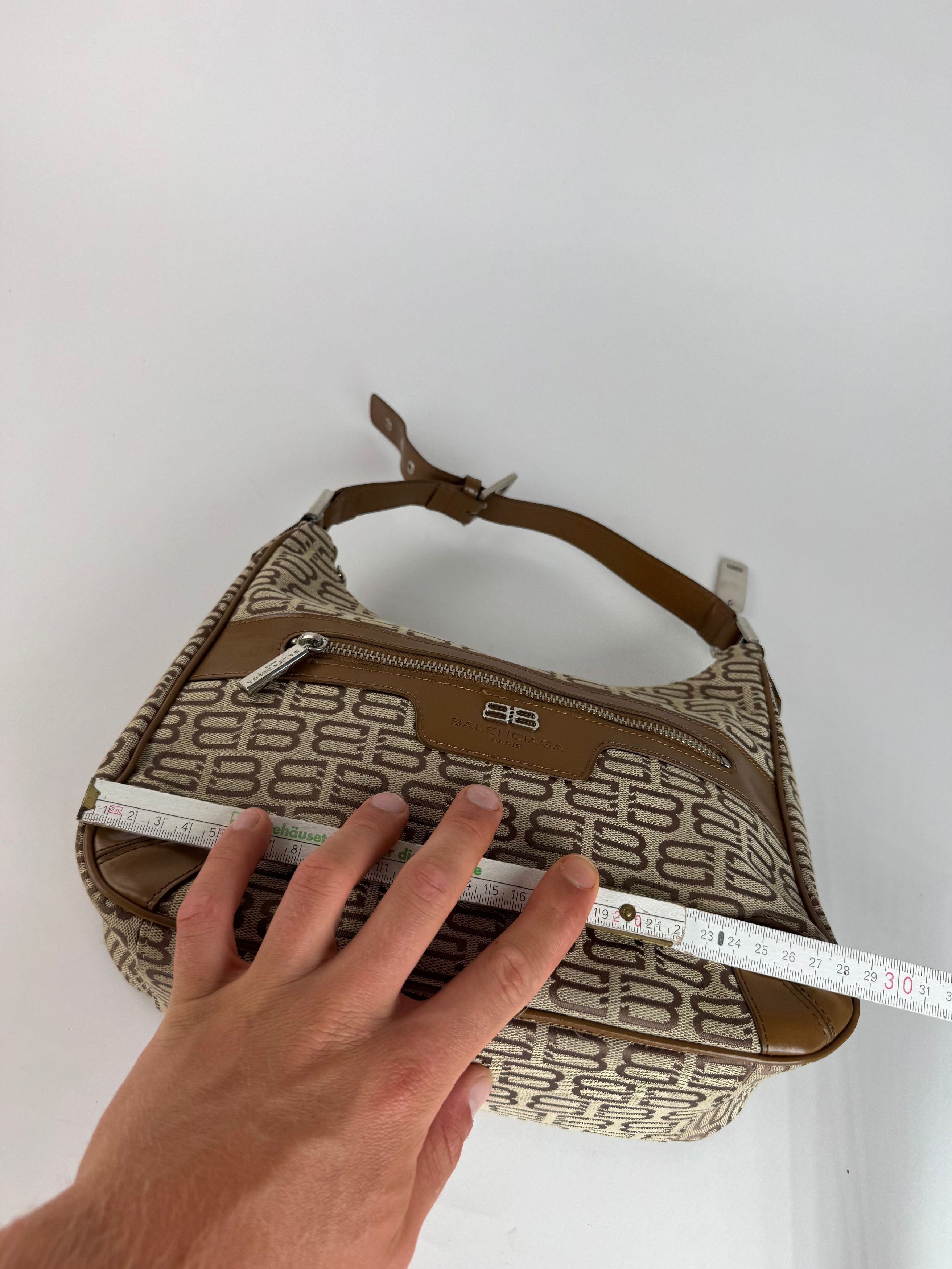 Balenciaga Vintage Monogram Bag beige brown Size ONE SIZE - 5 Thumbnail