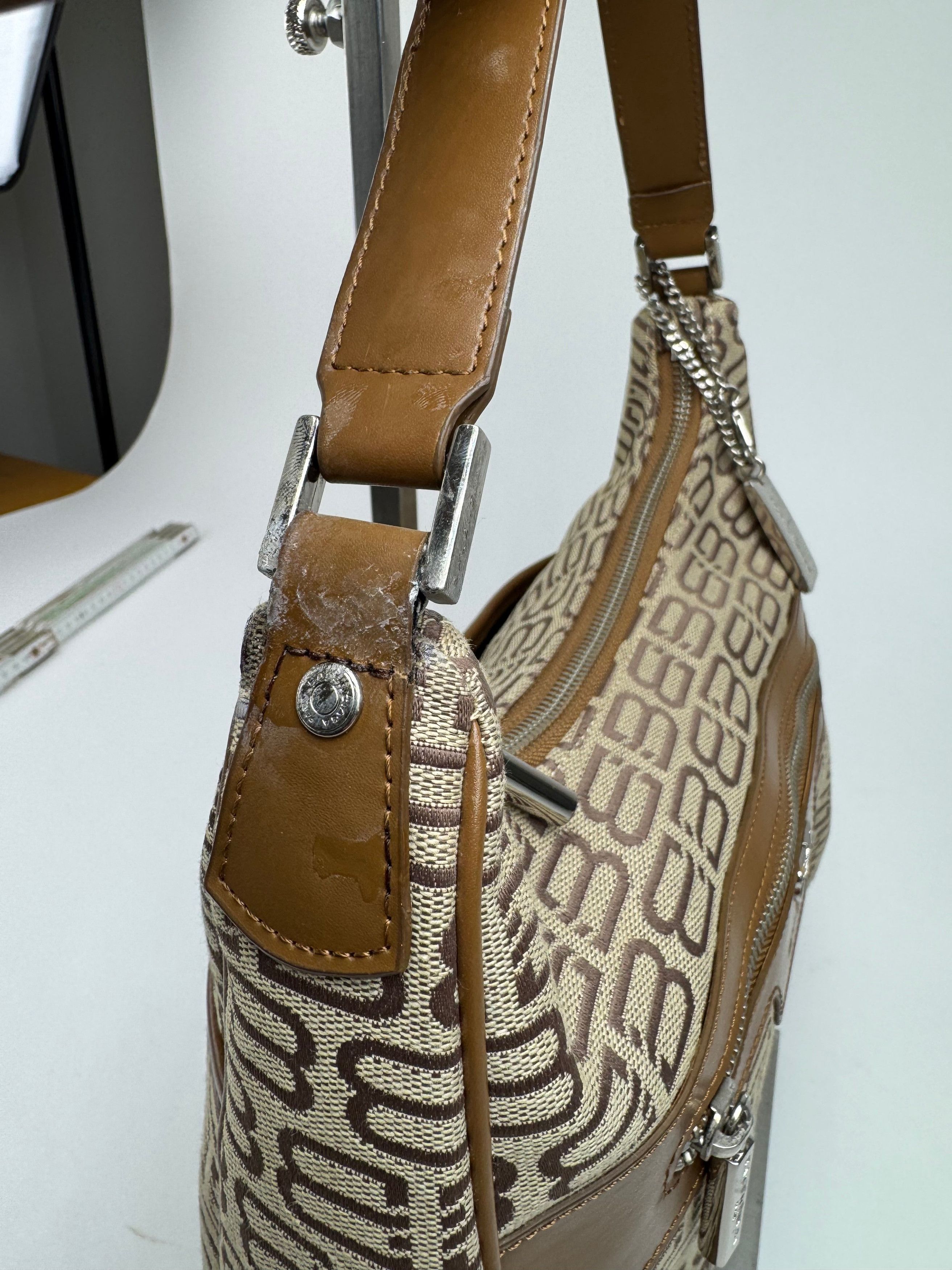 Balenciaga Vintage Monogram Bag beige brown Size ONE SIZE - 12 Thumbnail