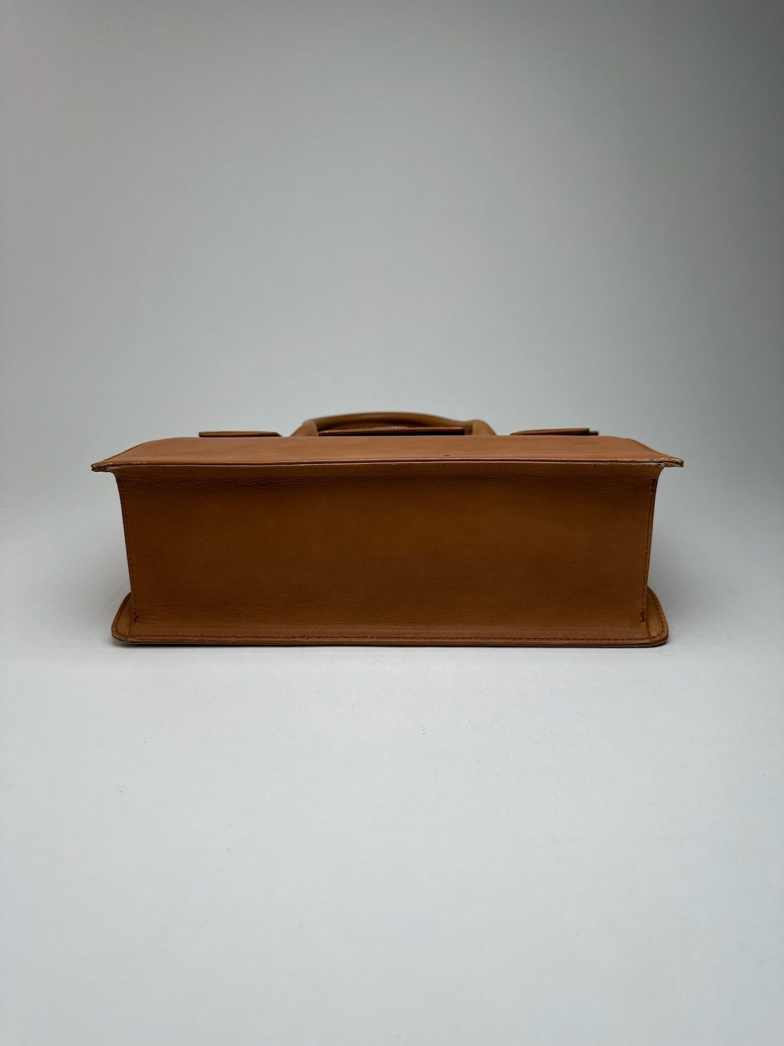 Courreges Vintage Leather Wool bag brown Size ONE SIZE - 13 Thumbnail