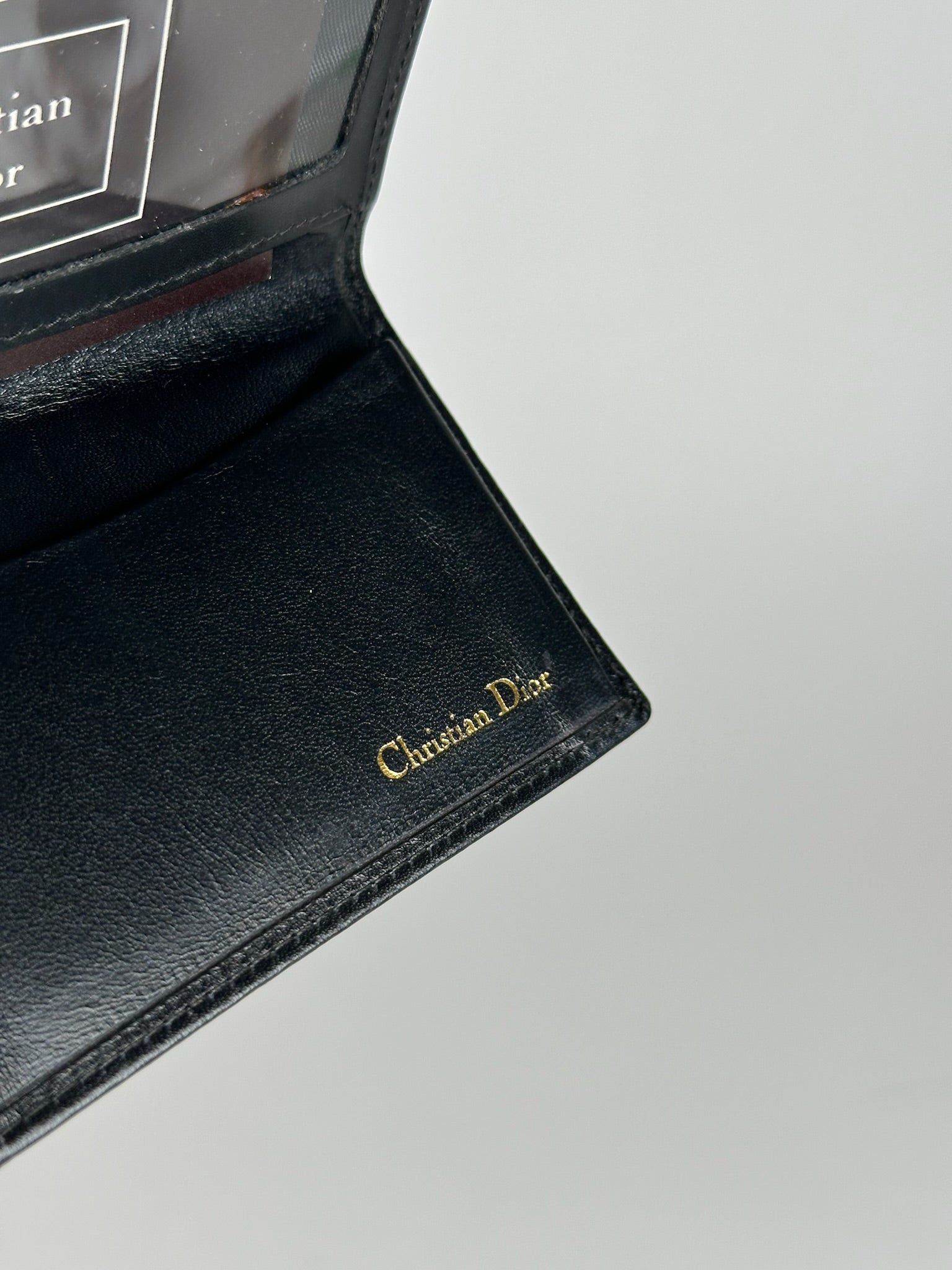 Dior Vintage Leather Card Holder black Size ONE SIZE - 7 Thumbnail