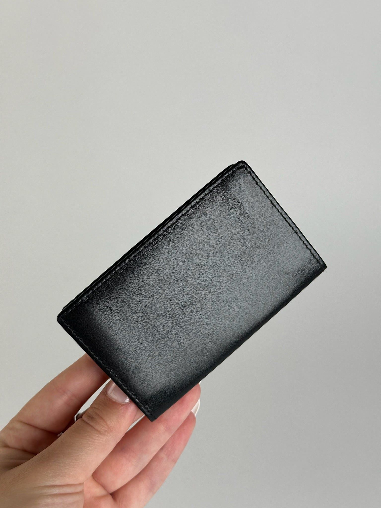 Dior Vintage Leather Card Holder black Size ONE SIZE - 2 Thumbnail