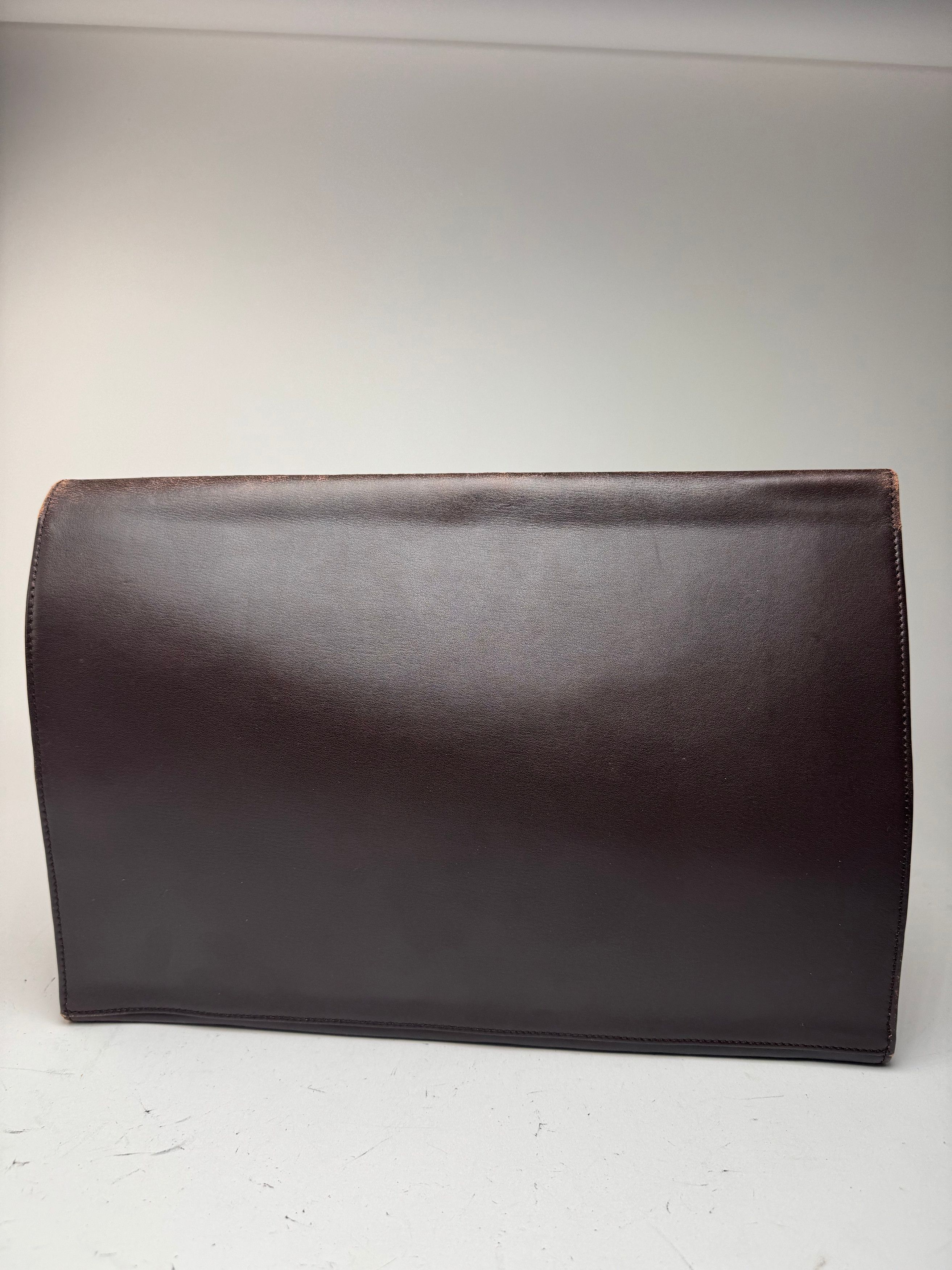 Loewe Vintage Madrid Leather Clutch Brown Size ONE SIZE - 14 Thumbnail