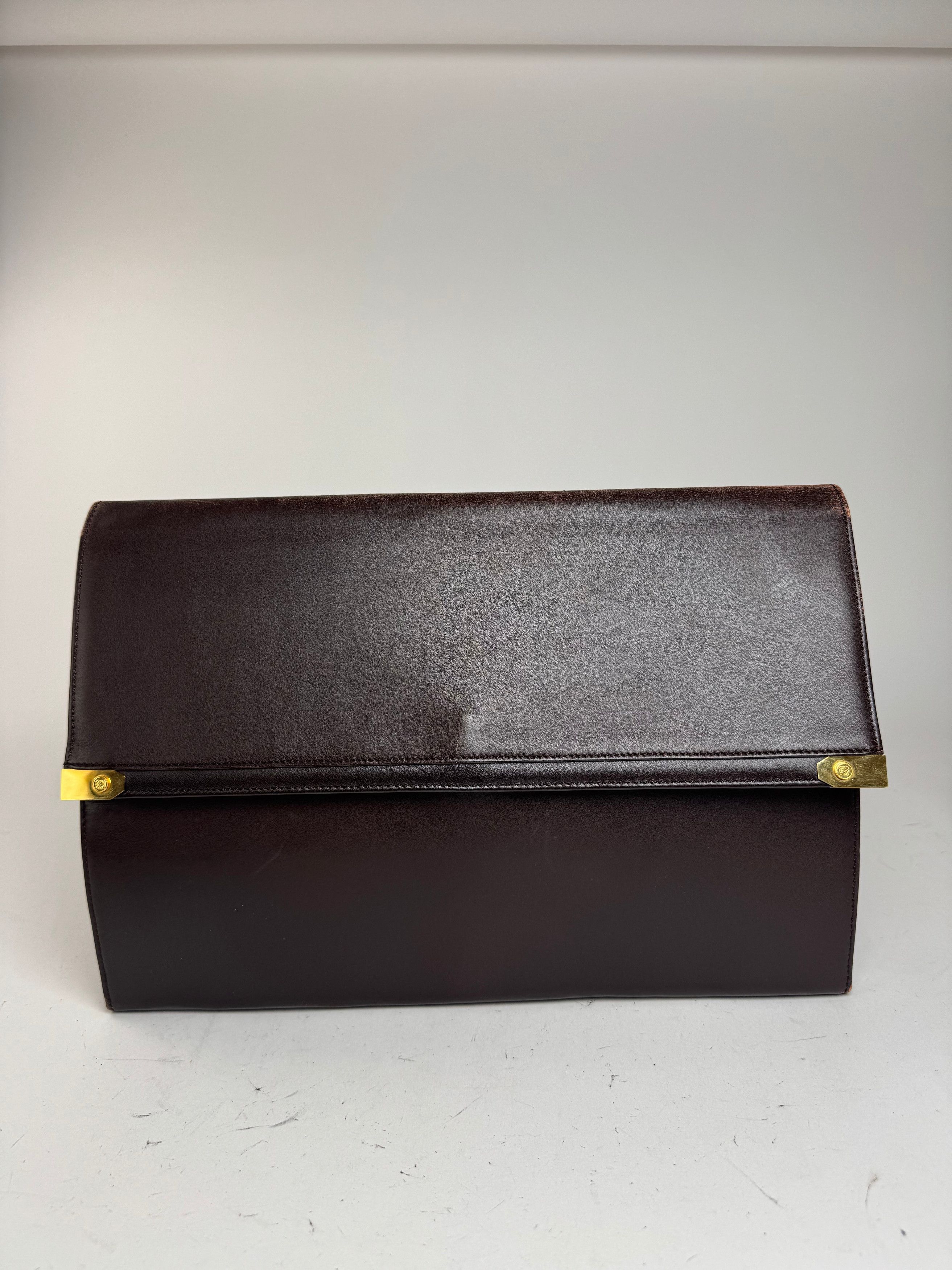 Loewe Vintage Madrid Leather Clutch Brown Size ONE SIZE - 13 Thumbnail