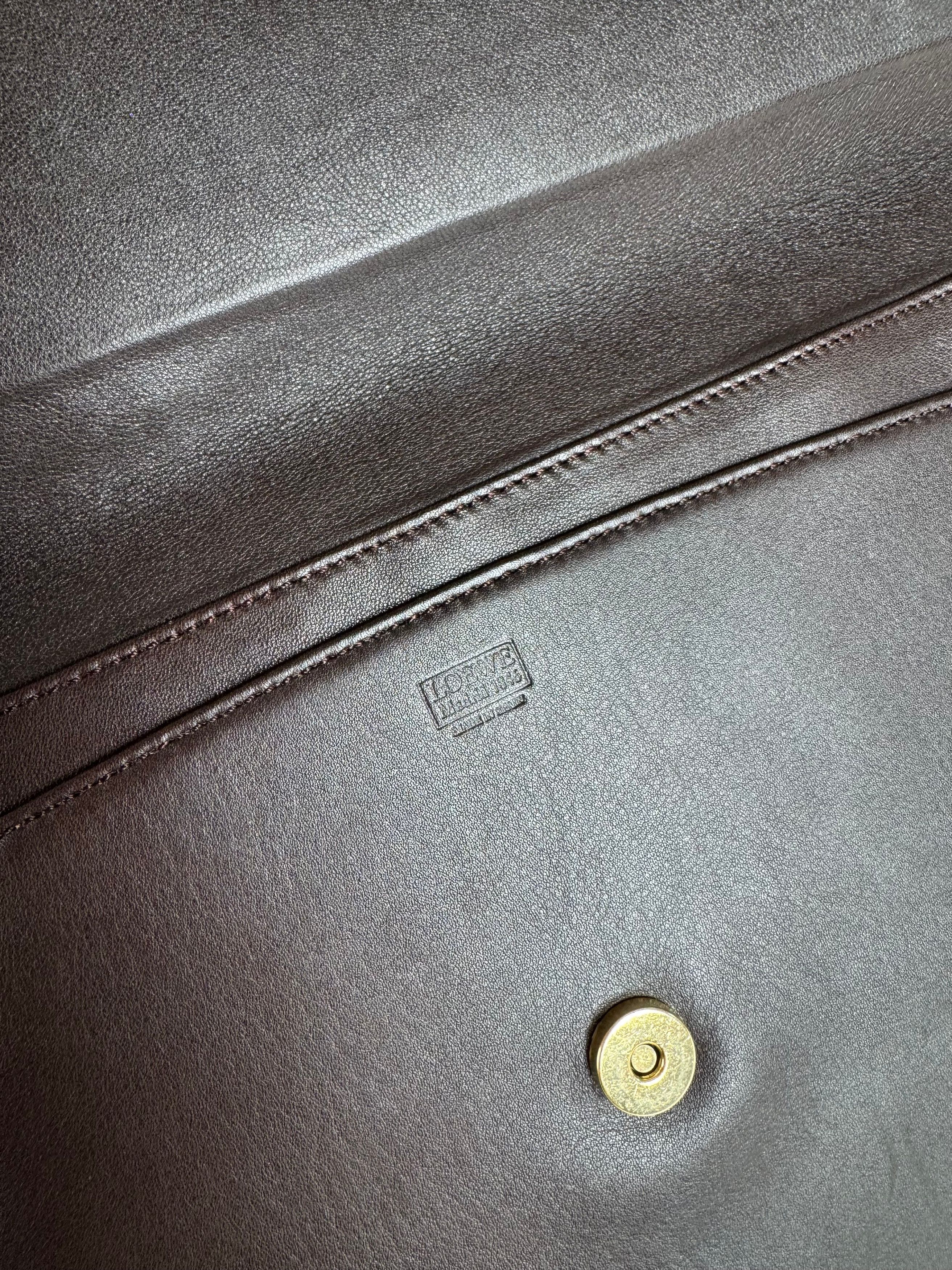 Loewe Vintage Madrid Leather Clutch Brown Size ONE SIZE - 5 Thumbnail