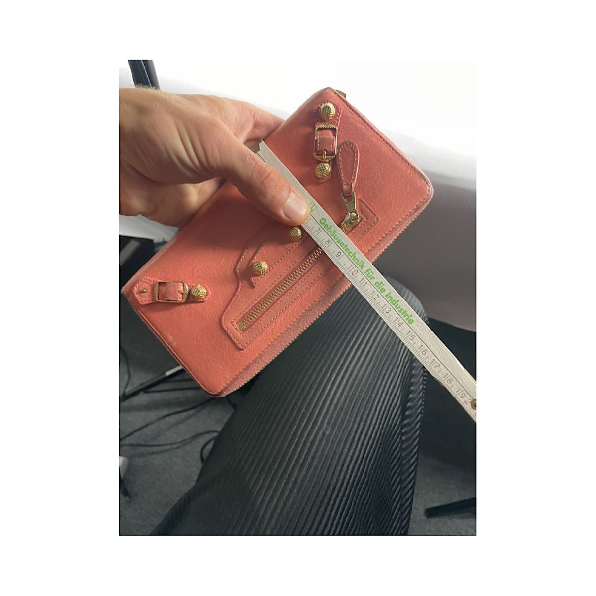 Balenciaga Orange Leather Wallet Size ONE SIZE - 2 Thumbnail