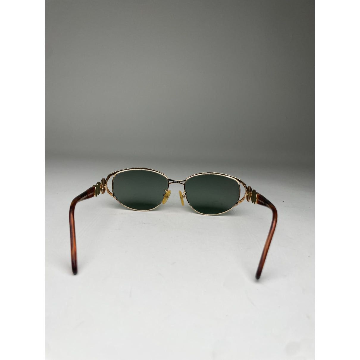 Fendi Brown Metal Sunglasses Size ONE SIZE - 4 Thumbnail