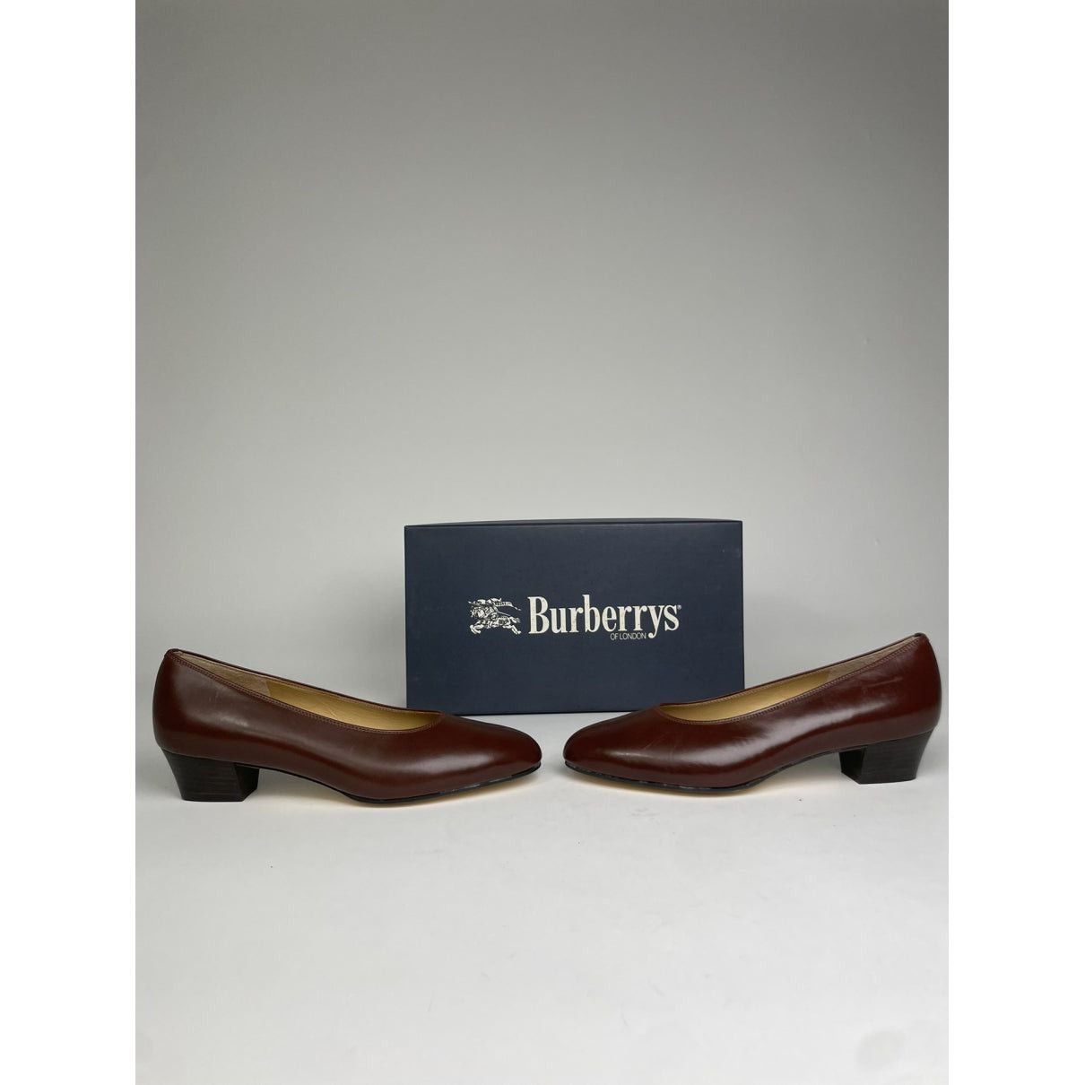 Burberry Brown Leather Flat Size US 7 / IT 37 - 3 Thumbnail