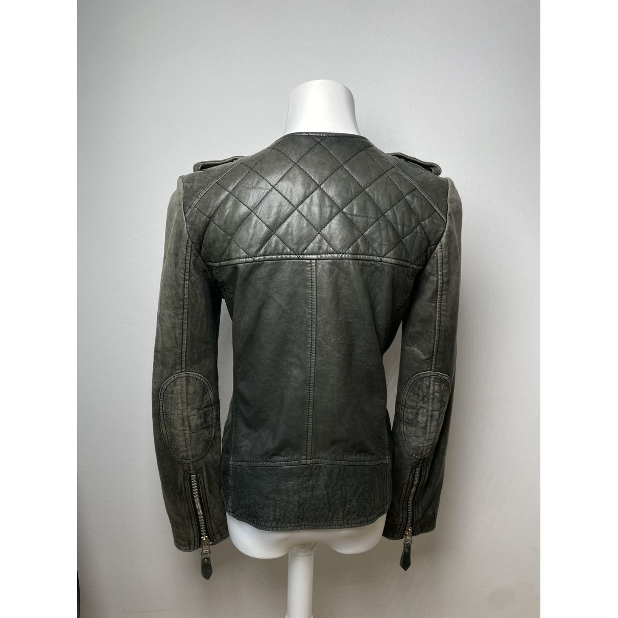 Isabel Marant Etoile Black Leather Jacket Size S / US 4 / IT 40 - 3 Thumbnail
