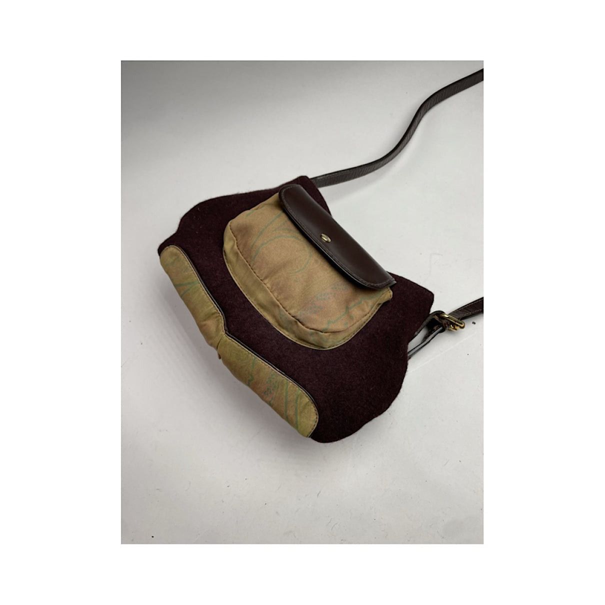 Etro Green Wool Handbag Size ONE SIZE - 2 Thumbnail