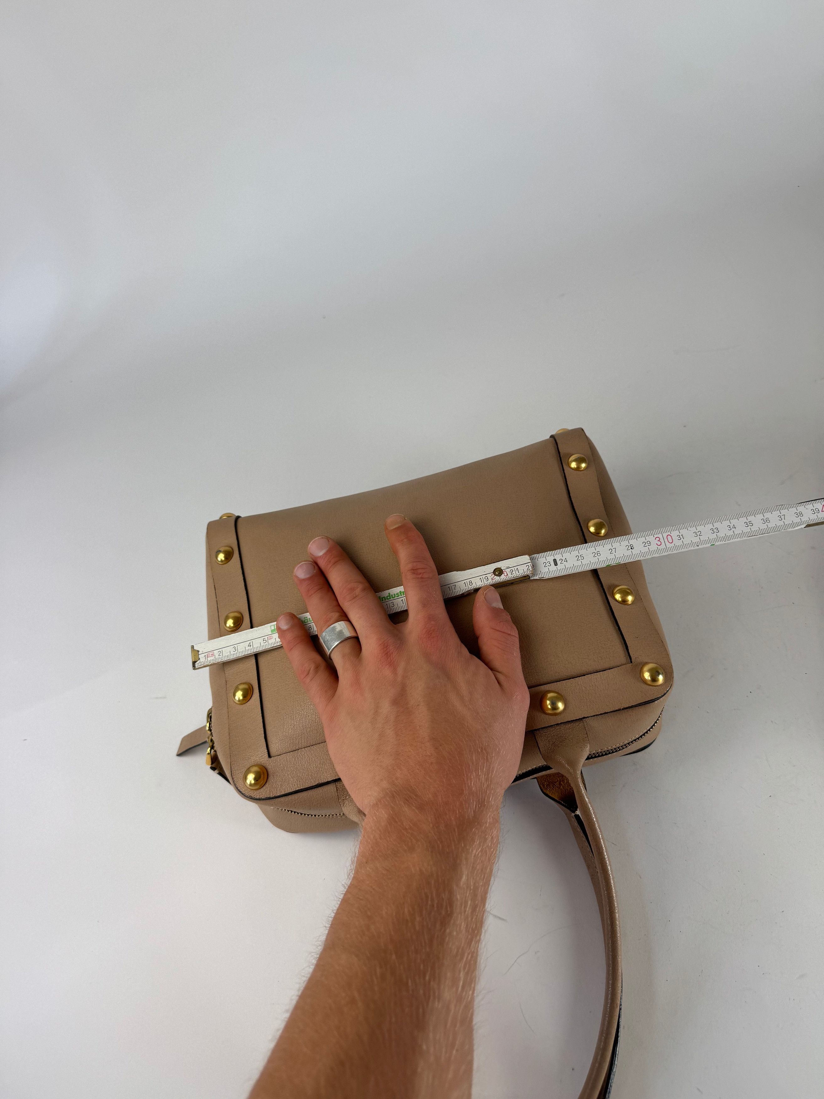 Marni Vintage Leather Bag Beige Size ONE SIZE - 6 Thumbnail