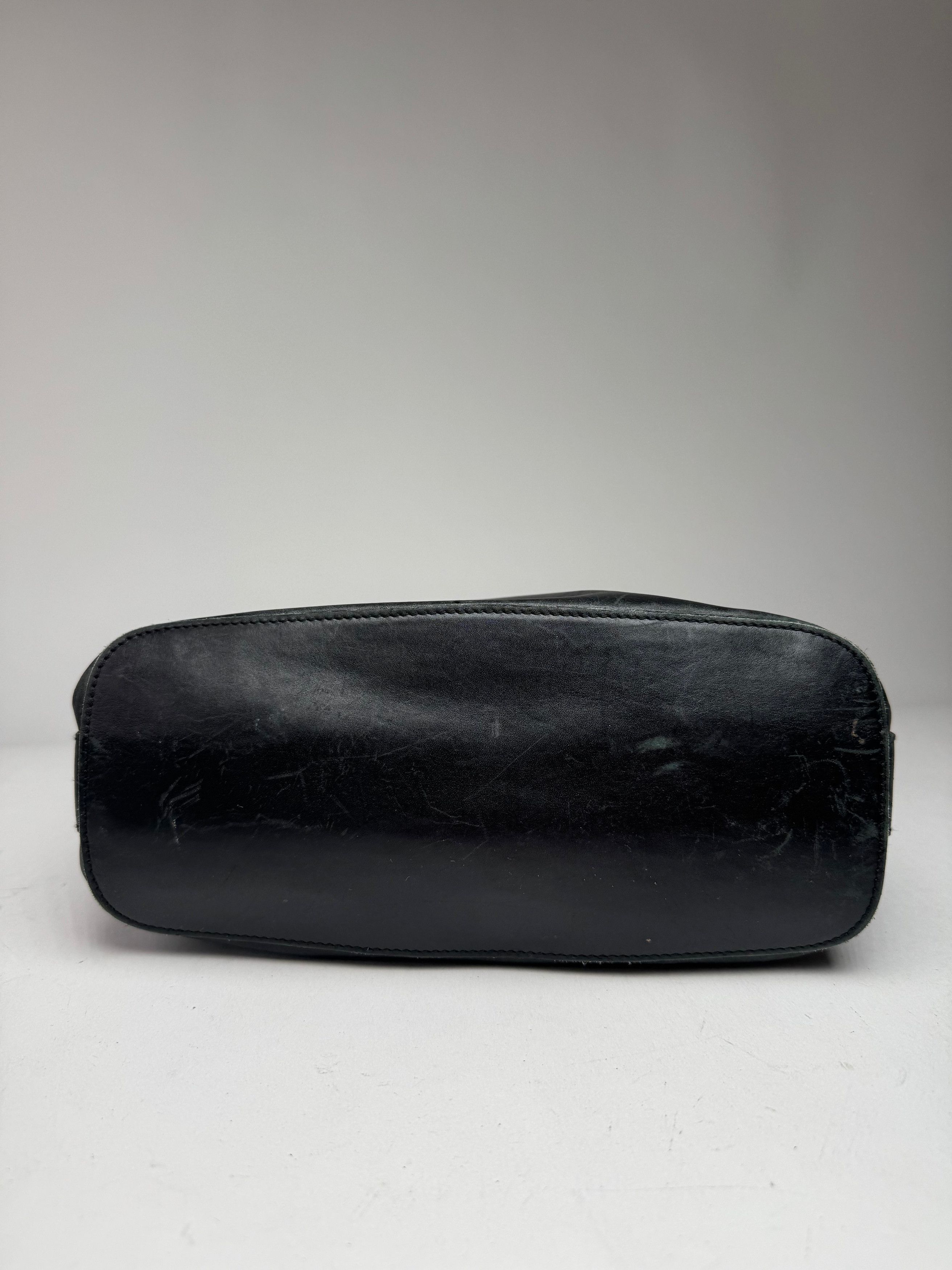 Gucci Vintage Leather Bag Black Size ONE SIZE - 6 Thumbnail