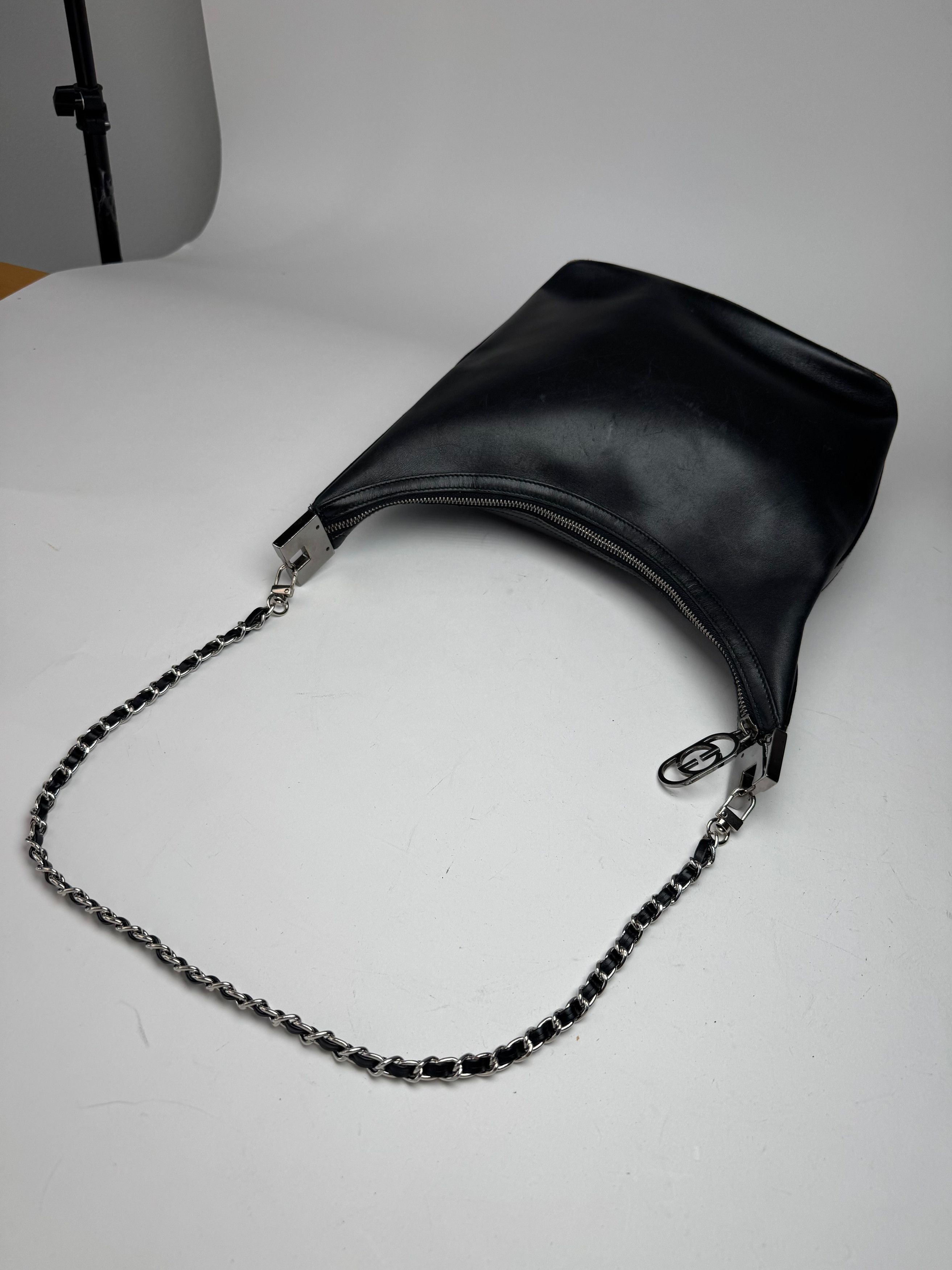 Gucci Vintage Leather Bag Black Size ONE SIZE - 7 Thumbnail