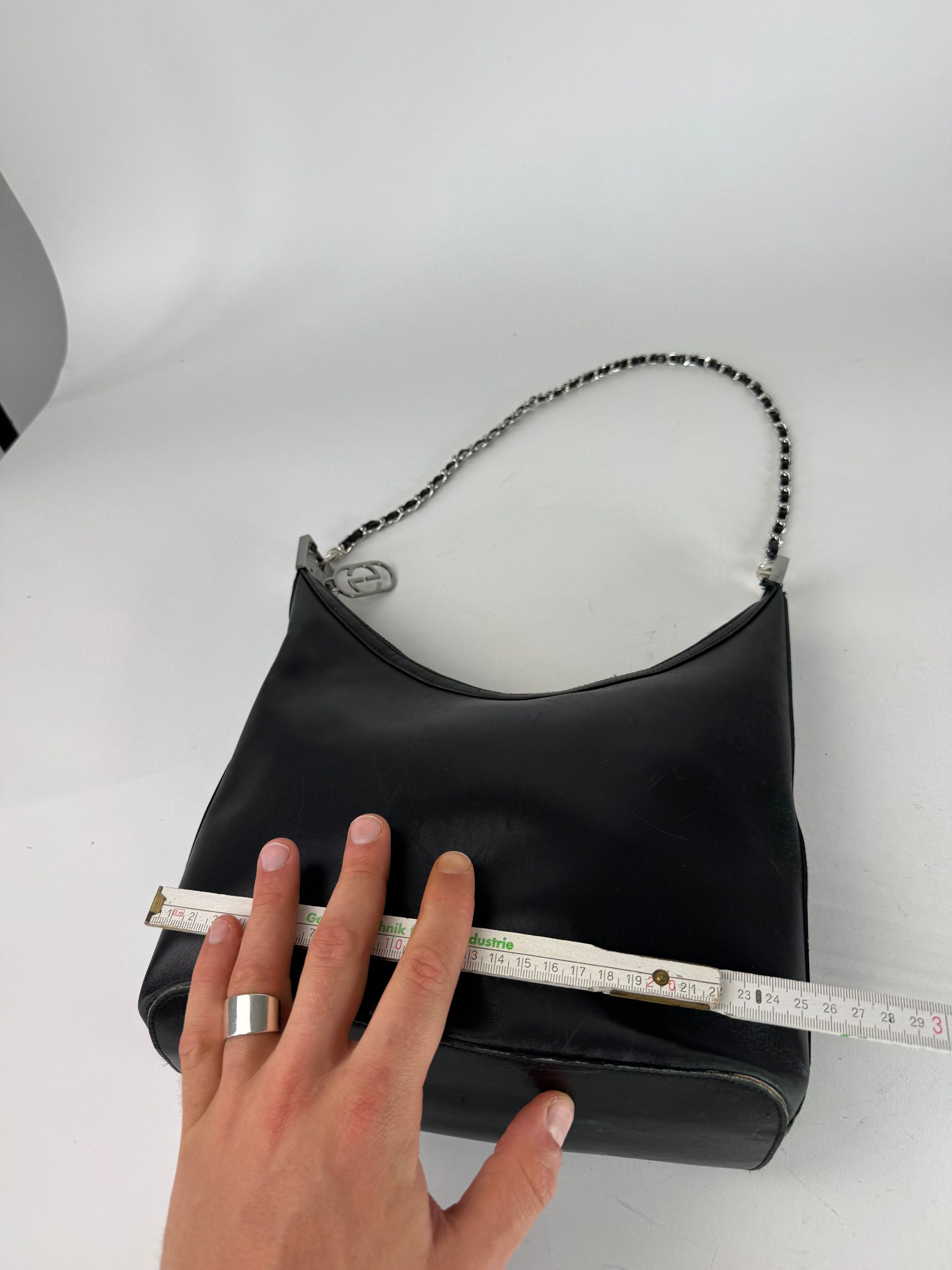 Gucci Vintage Leather Bag Black Size ONE SIZE - 5 Thumbnail