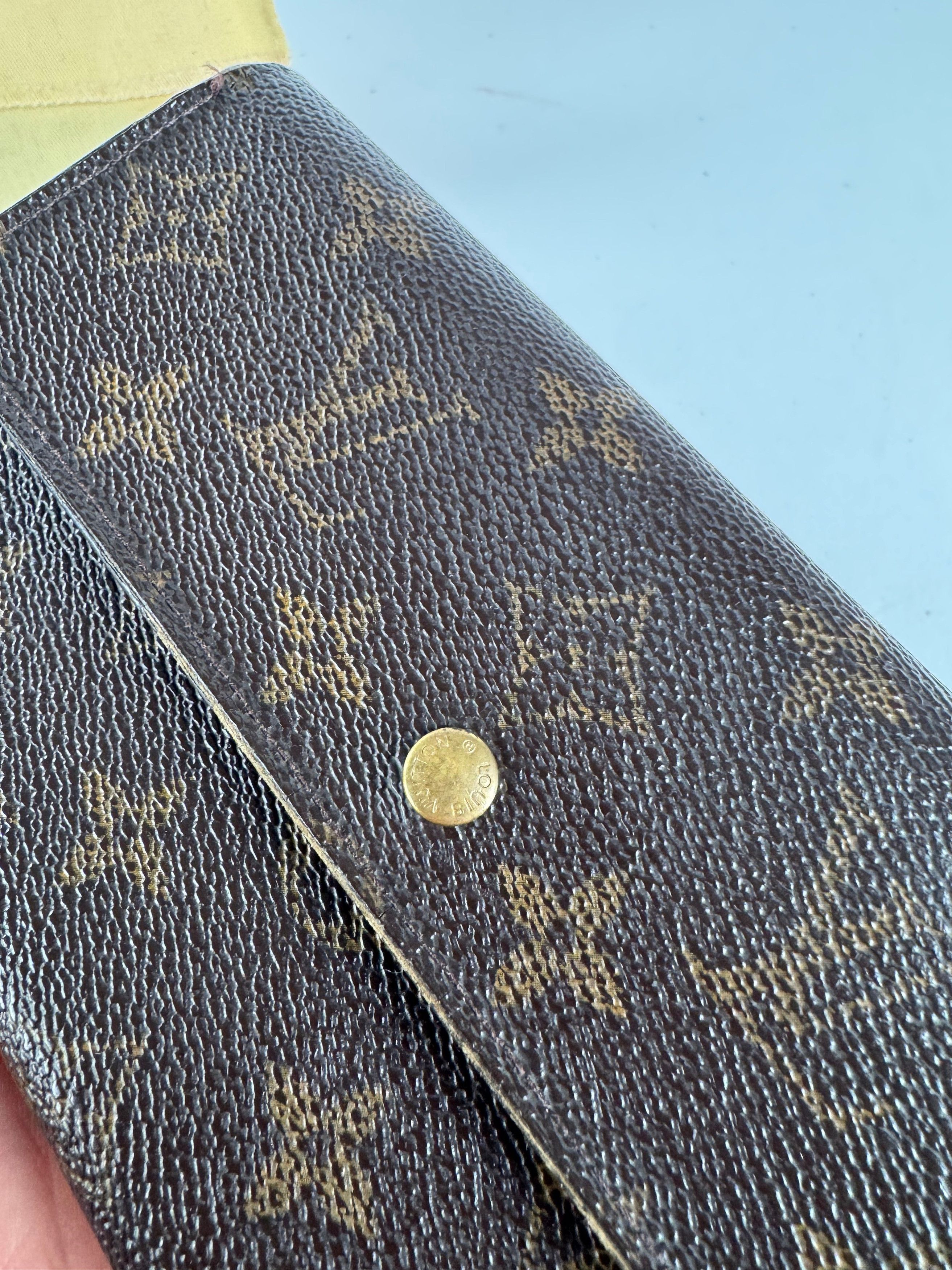 Louis Vuitton Vintage leather monogram wallet brown Size ONE SIZE - 7 Thumbnail