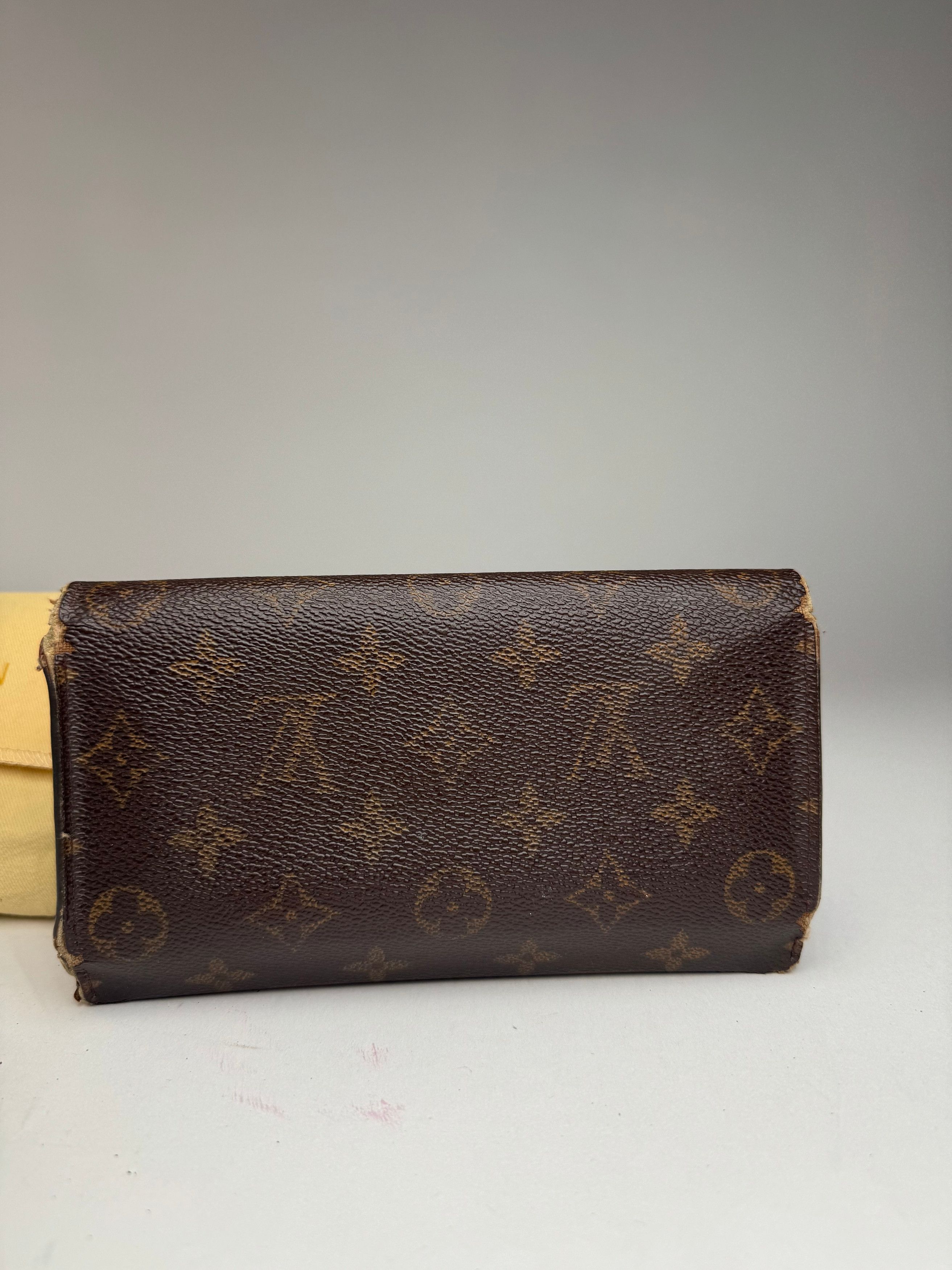 Louis Vuitton Vintage leather monogram wallet brown Size ONE SIZE - 12 Thumbnail
