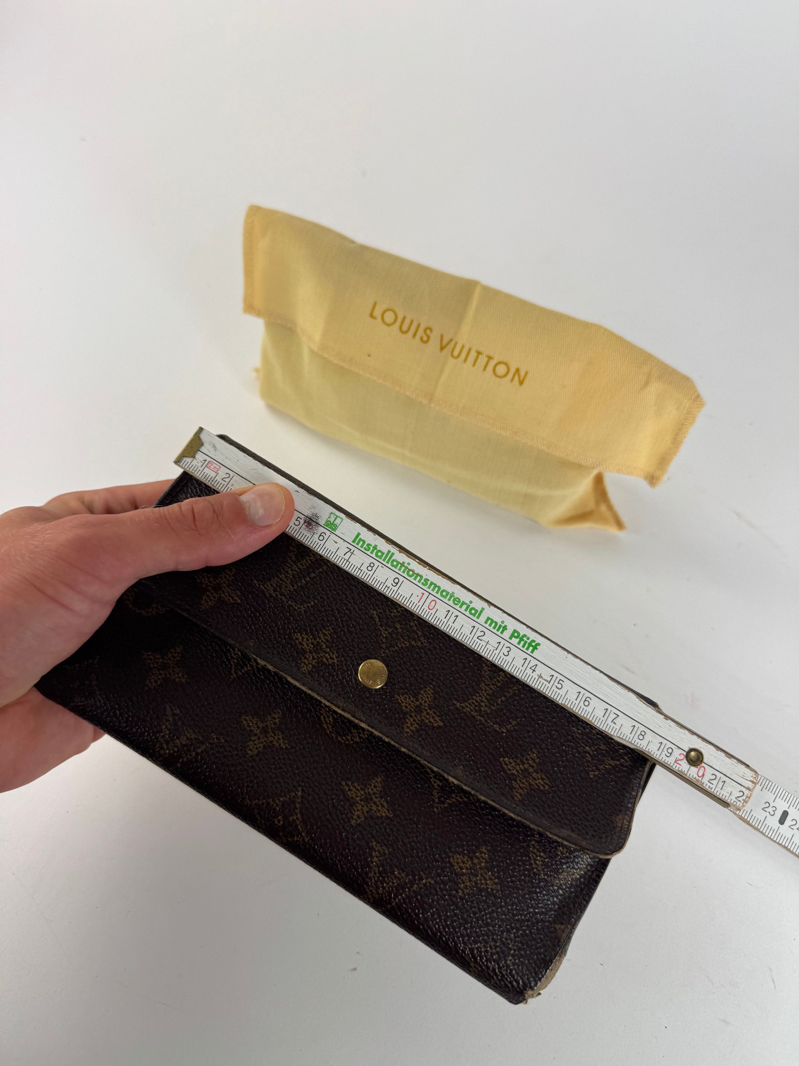 Louis Vuitton Vintage leather monogram wallet brown Size ONE SIZE - 9 Thumbnail