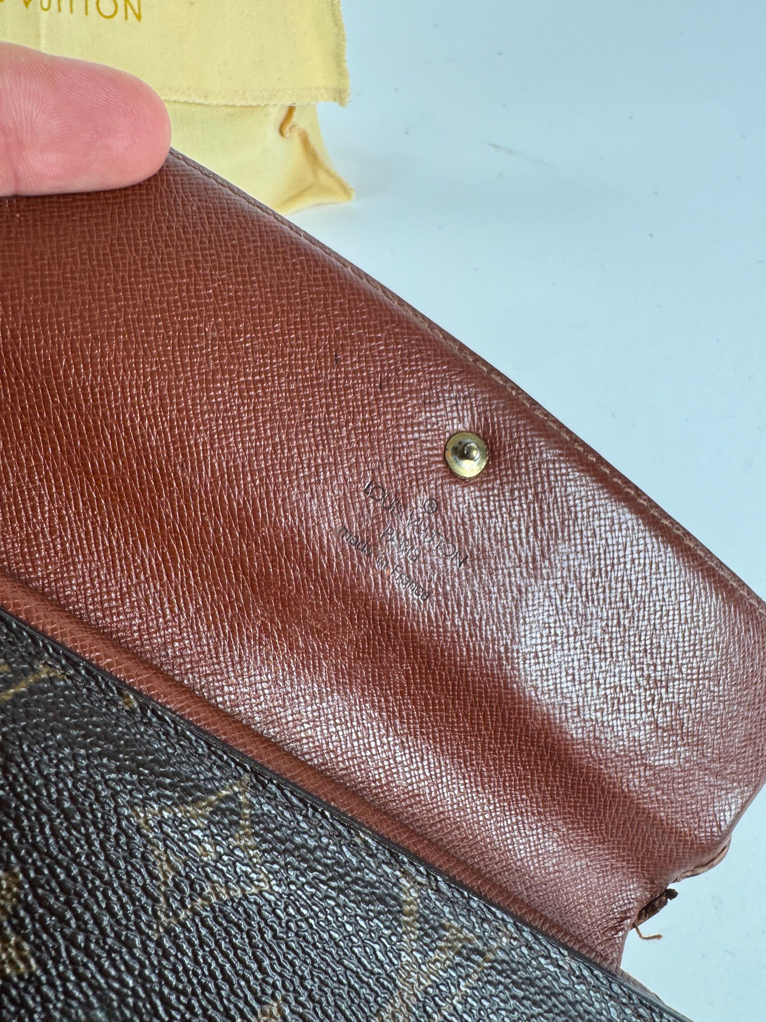Louis Vuitton Vintage leather monogram wallet brown Size ONE SIZE - 5 Thumbnail