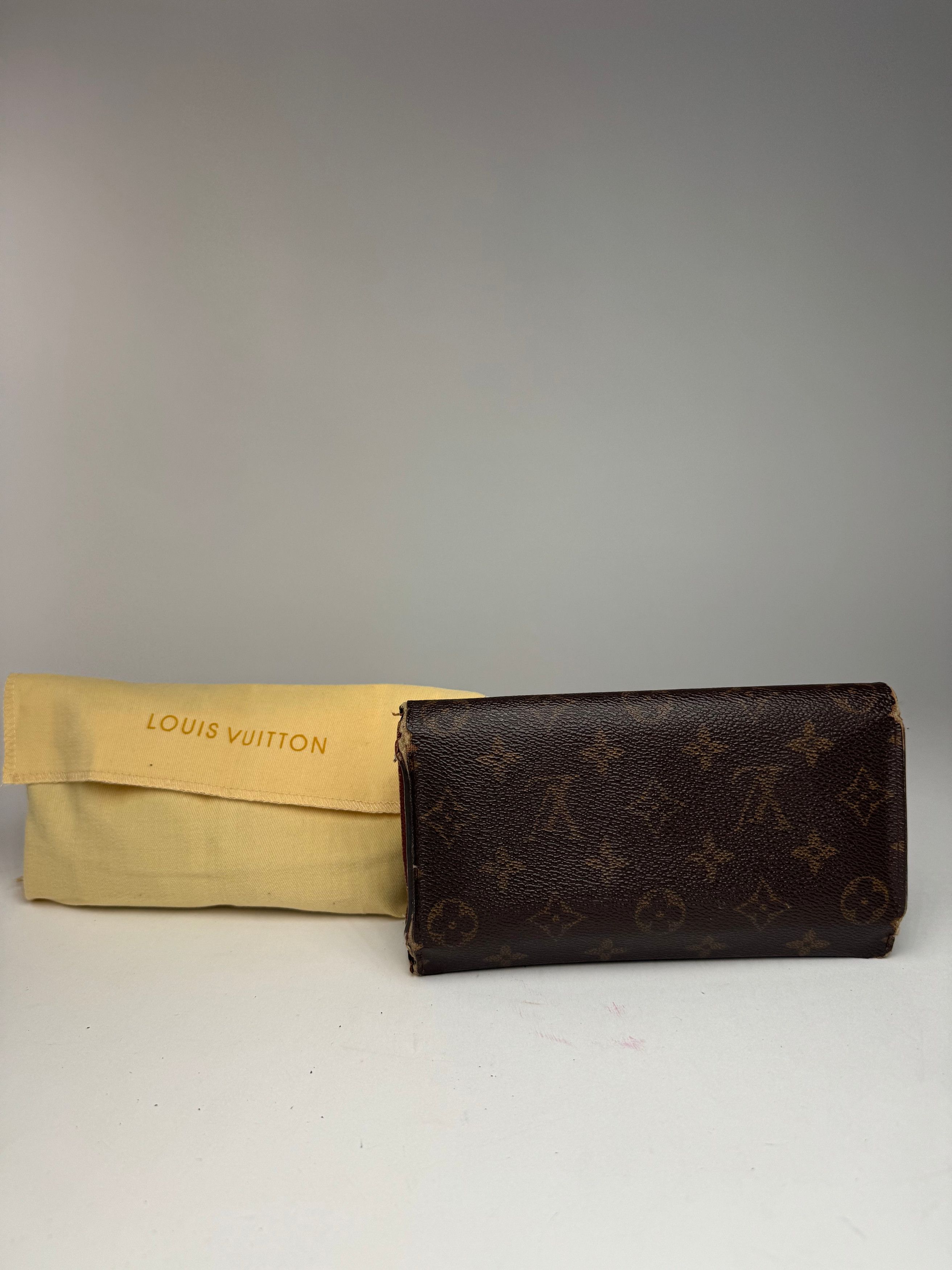 Louis Vuitton Vintage leather monogram wallet brown Size ONE SIZE - 3 Thumbnail