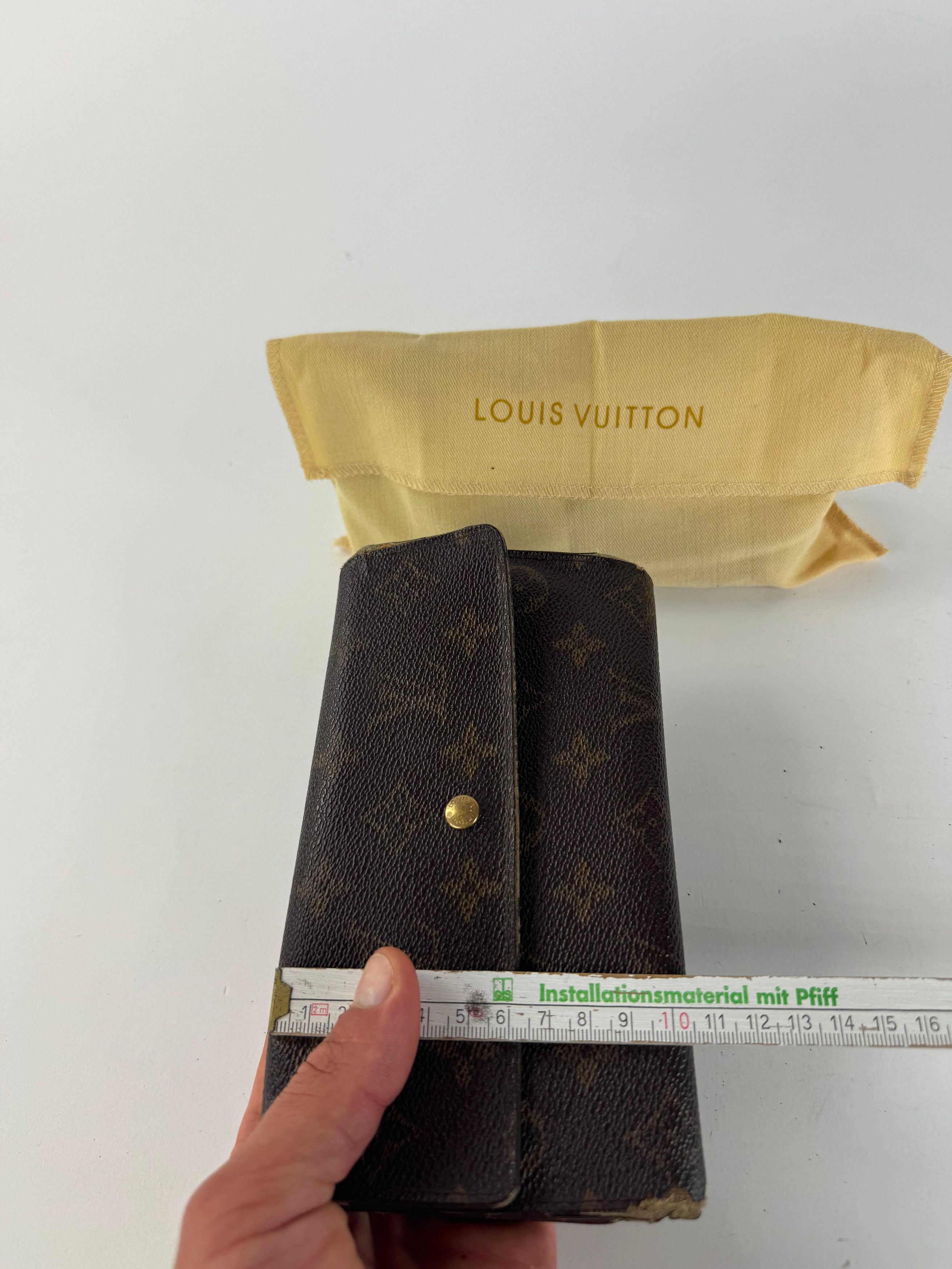 Louis Vuitton Vintage leather monogram wallet brown Size ONE SIZE - 10 Thumbnail