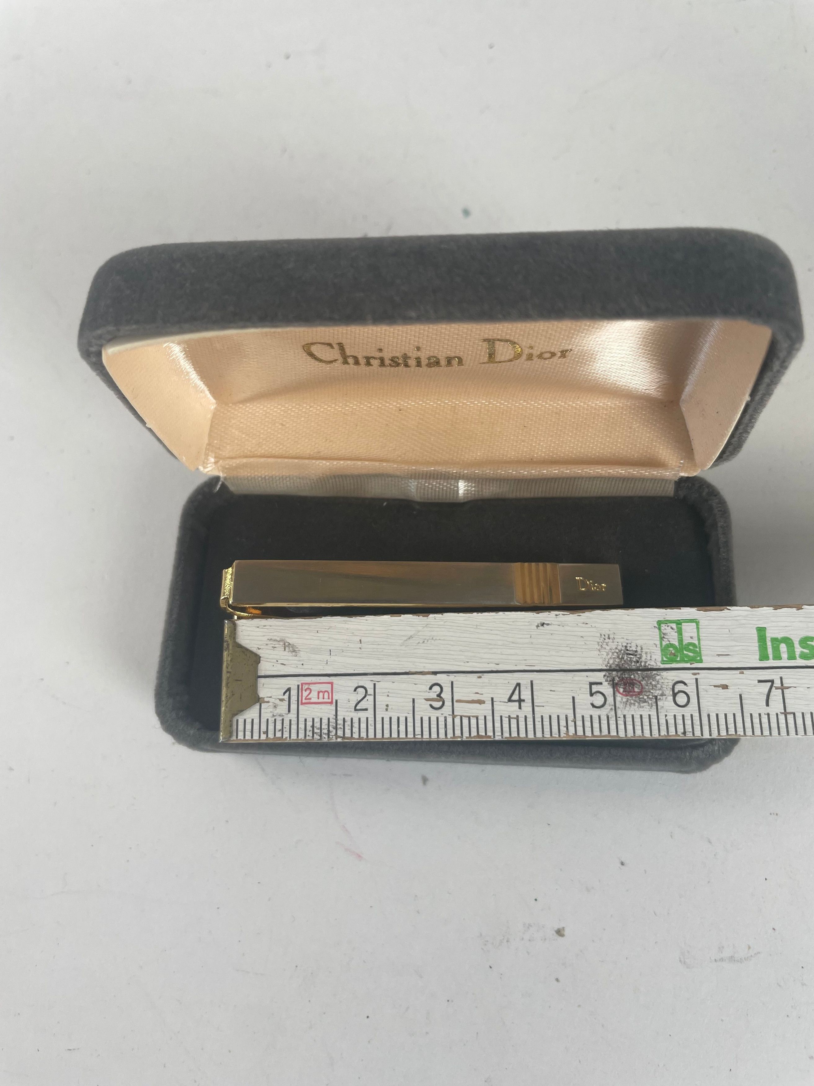 Dior Vintage Tie Money Clamp Golden Steel Size ONE SIZE - 7 Thumbnail