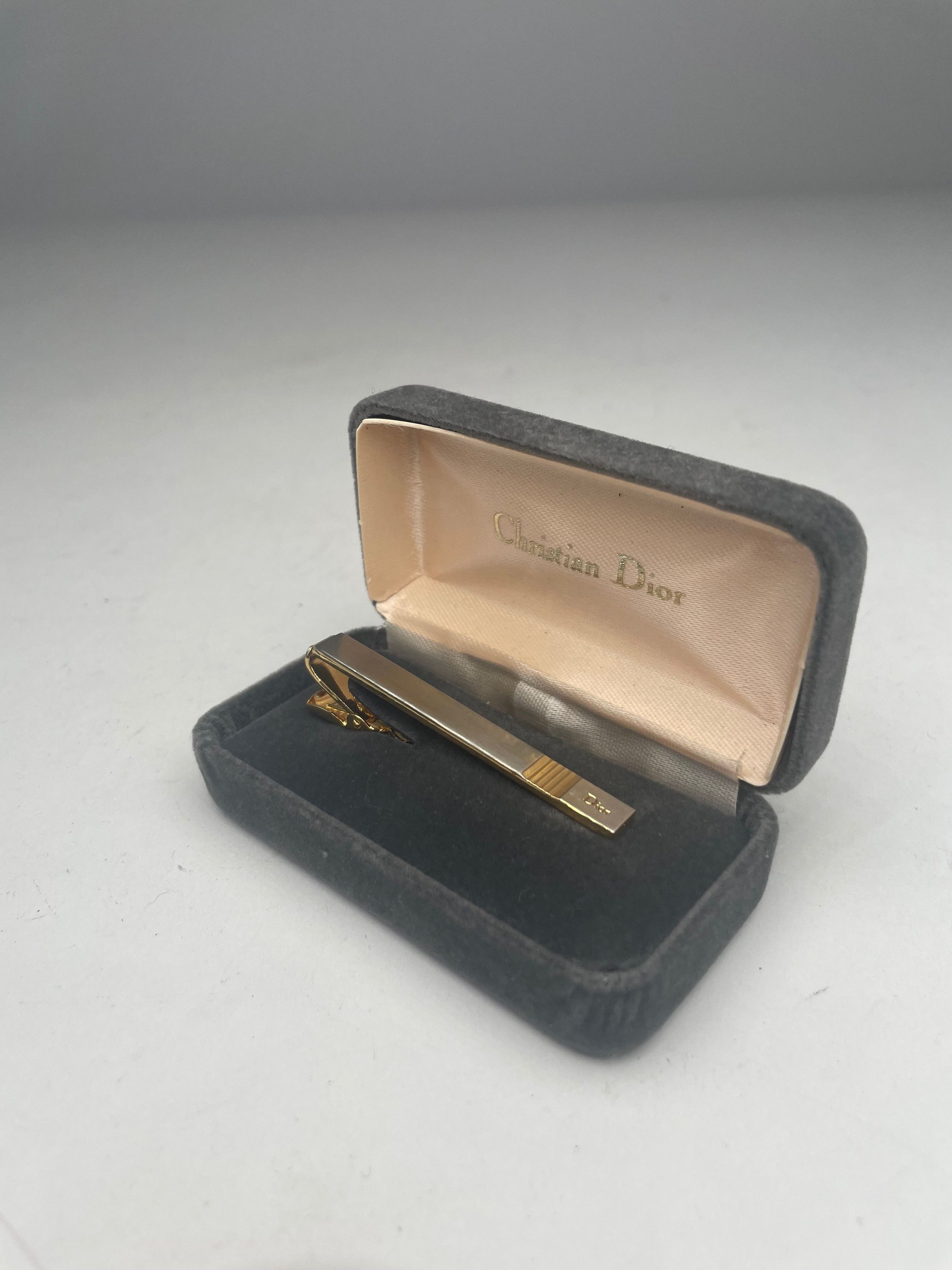 Dior Vintage Tie Money Clamp Golden Steel Size ONE SIZE - 5 Thumbnail