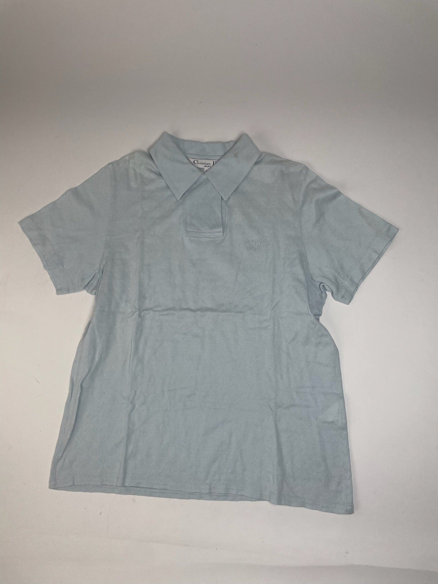 Dior Vintage Polo Shirt light blue M Size M / US 6-8 / IT 42-44 - 11 Thumbnail