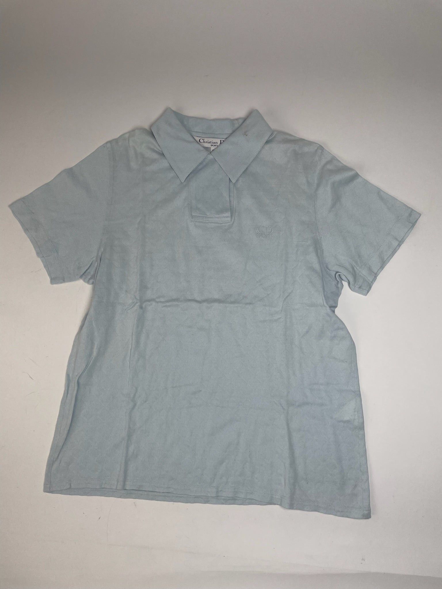 Dior Vintage Polo Shirt light blue M Size M / US 6-8 / IT 42-44 - 12 Thumbnail