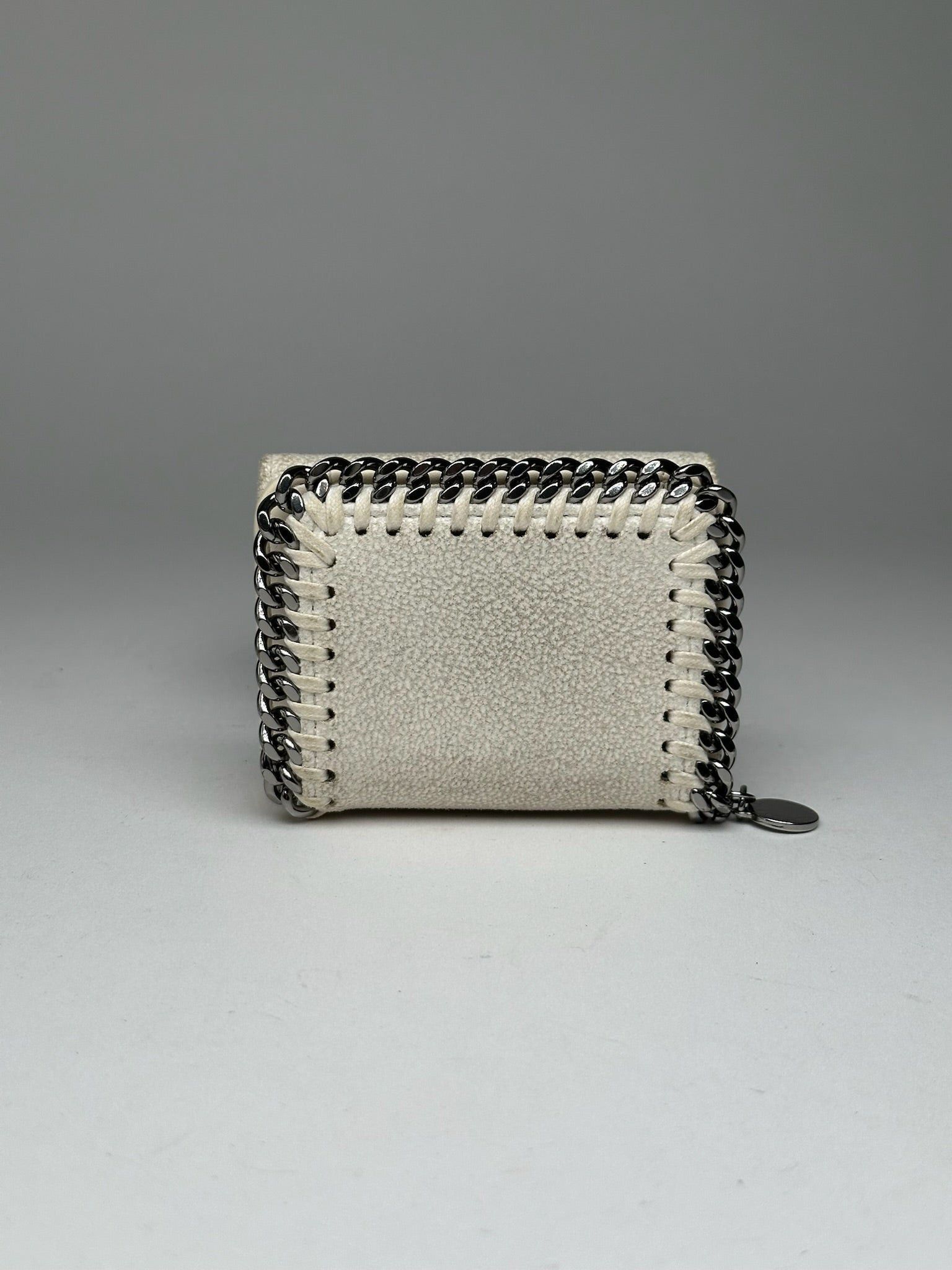 Stella McCartney Stella Mc Cartney Vegan Leather Falabella Wallet White Size ONE SIZE - 9 Thumbnail